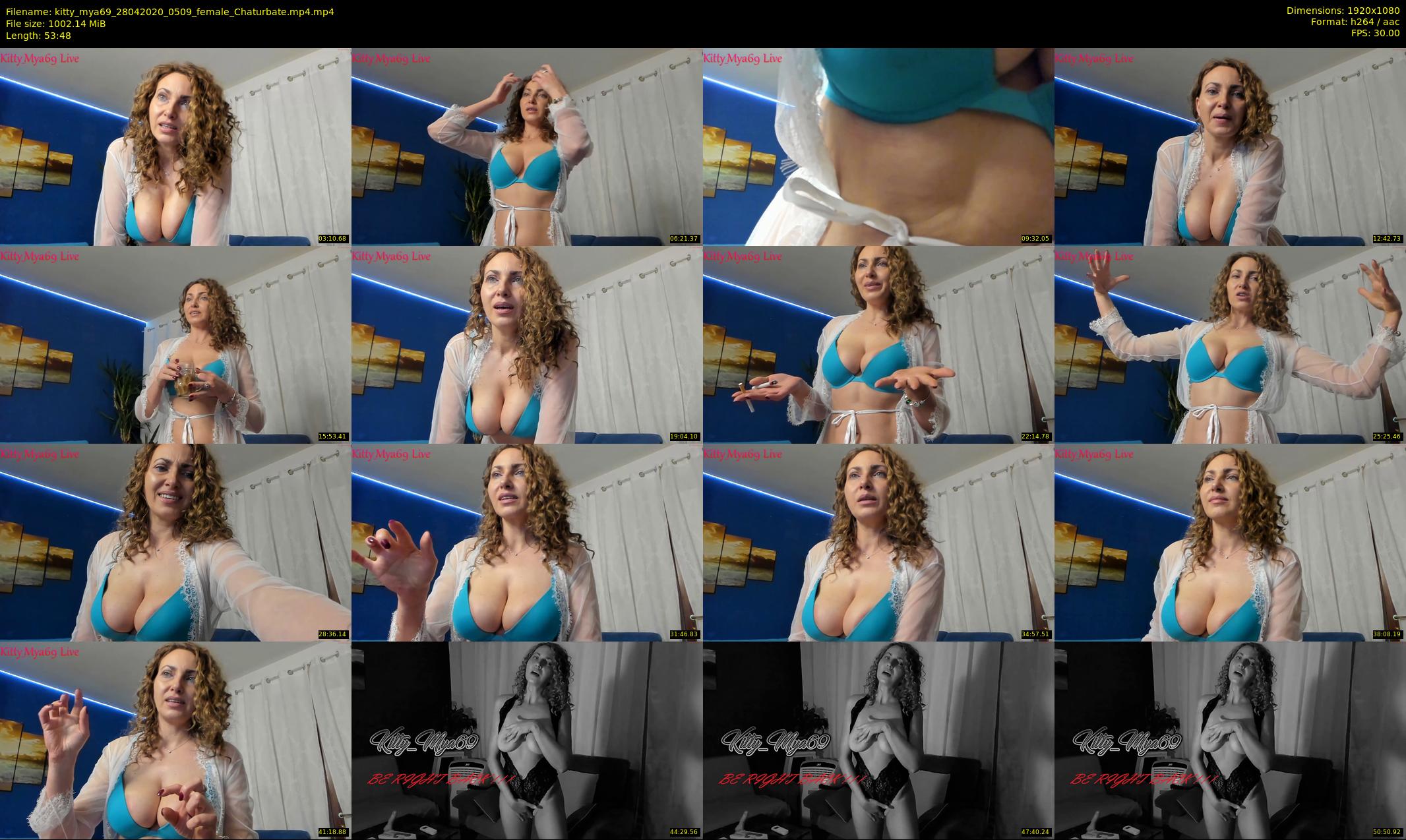 kitty_mya69 — 54 minute Chaturbate female cam show recording, 1080p, Apr 28, 2020