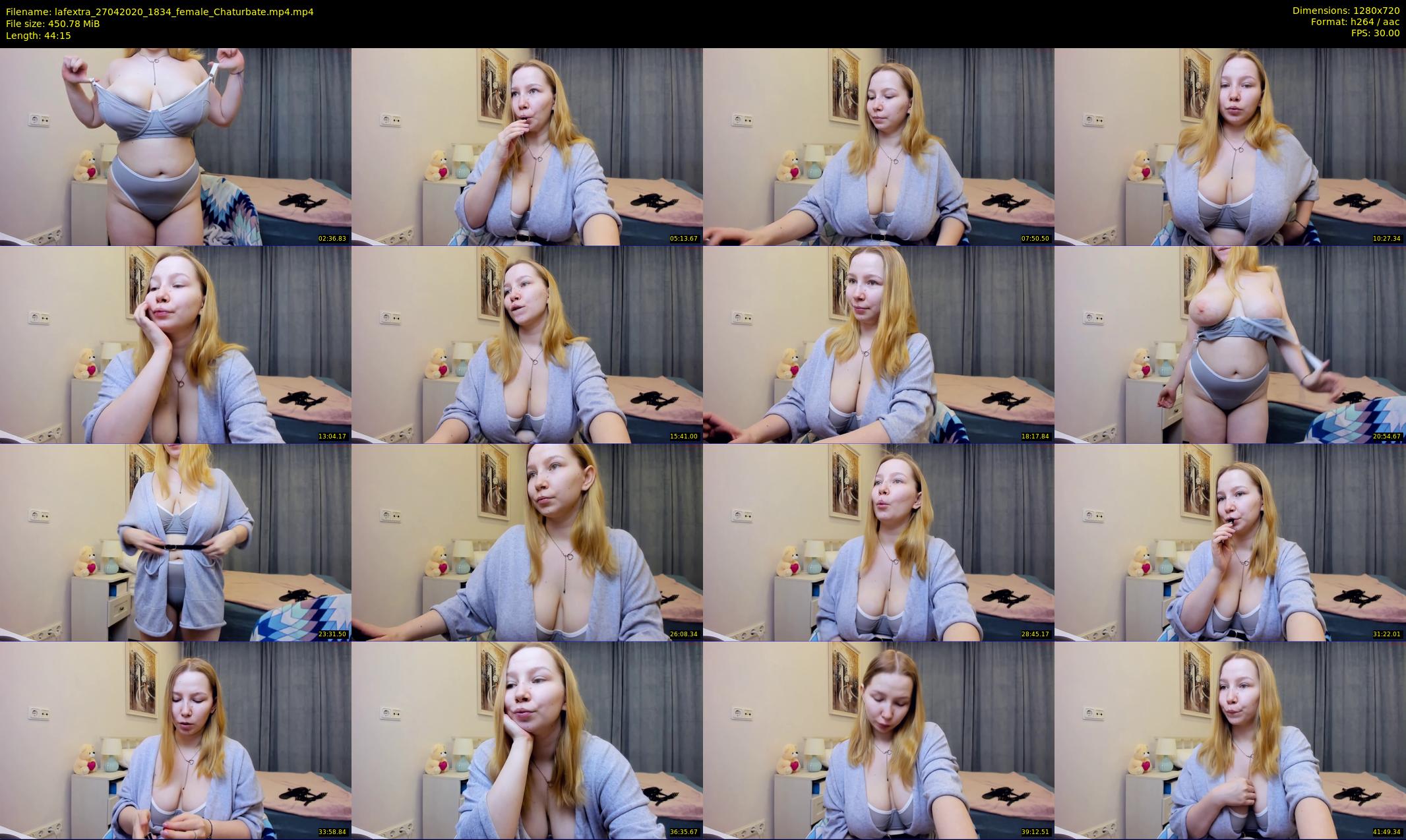 lafextra — 45 minute Chaturbate female cam show recording, 720p, Apr 27, 2020