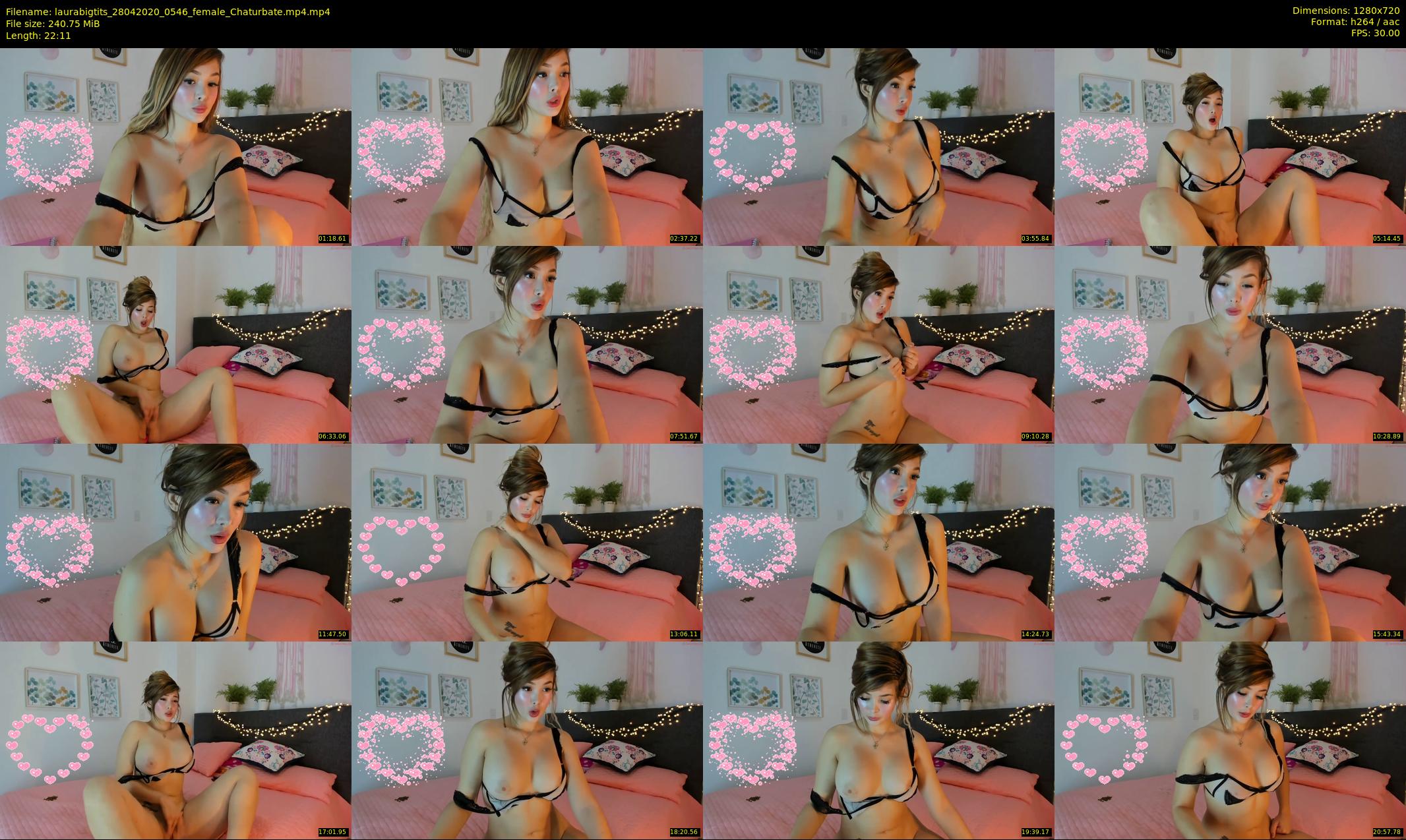 laurabigtits — 23 minute Chaturbate female cam show recording, 720p, Apr 28, 2020