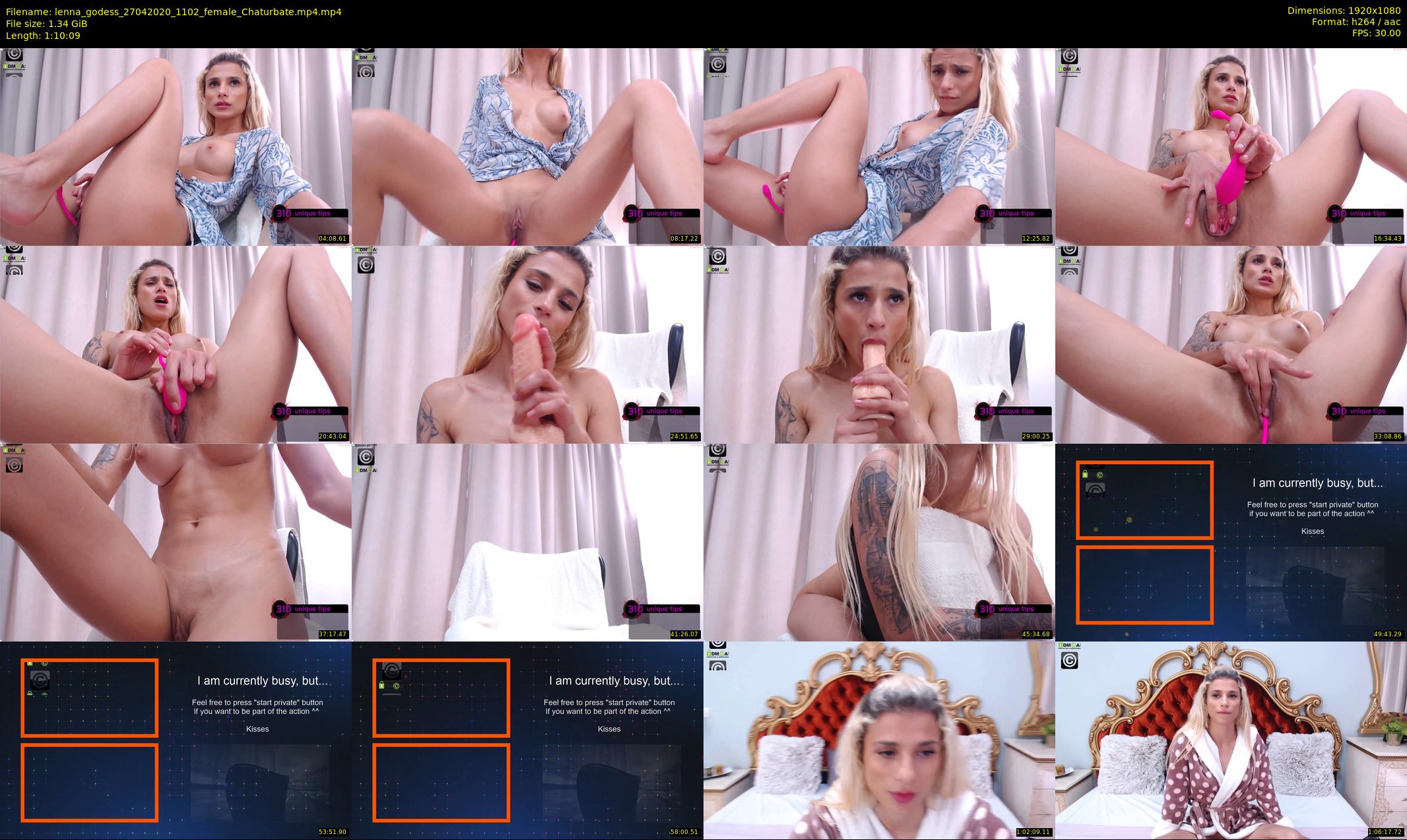 lenna_godess — 71 minute Chaturbate female cam show recording, 1080p, Apr 27, 2020
