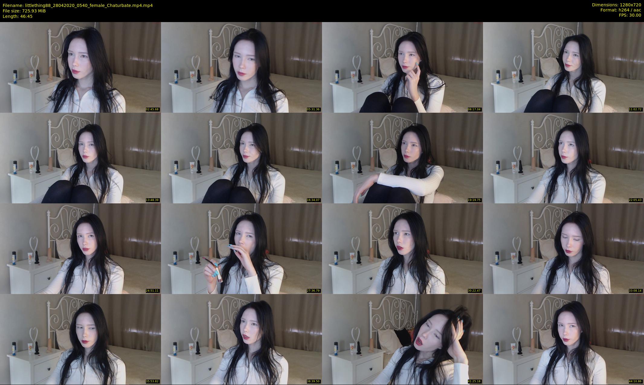 littlething88 — 47 minute Chaturbate female cam show recording, 720p, Apr 28, 2020
