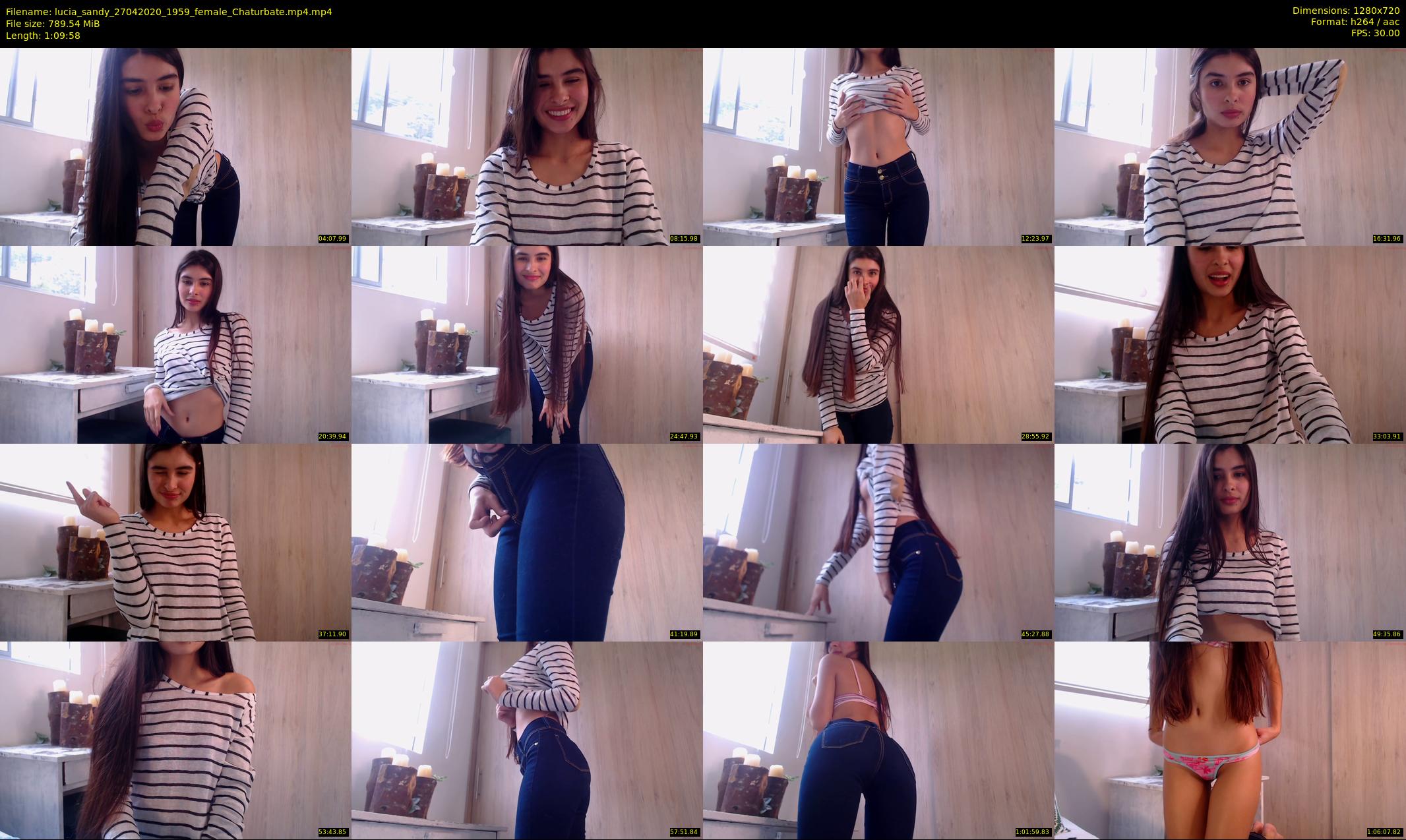 lucia_sandy — 70 minute Chaturbate female cam show recording, 720p, Apr 27, 2020