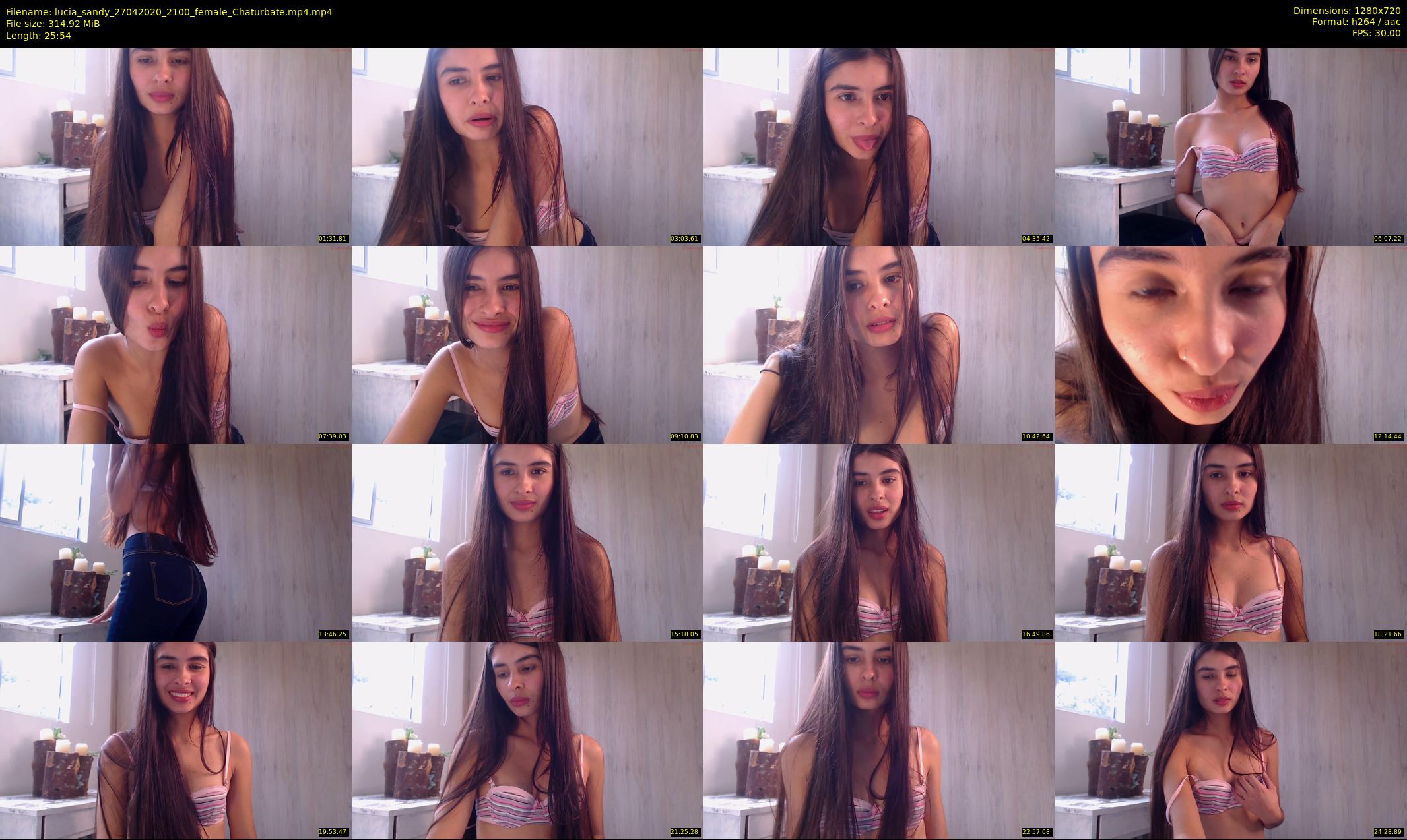 lucia_sandy — 26 minute Chaturbate female cam show recording, 720p, Apr 27, 2020