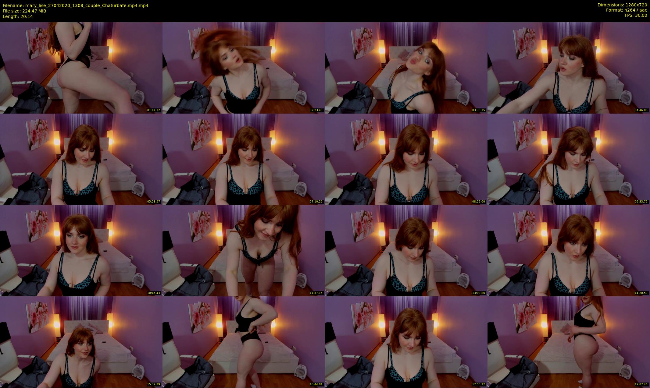 mary_lise — 21 minute Chaturbate couple cam show recording, 720p, Apr 27, 2020