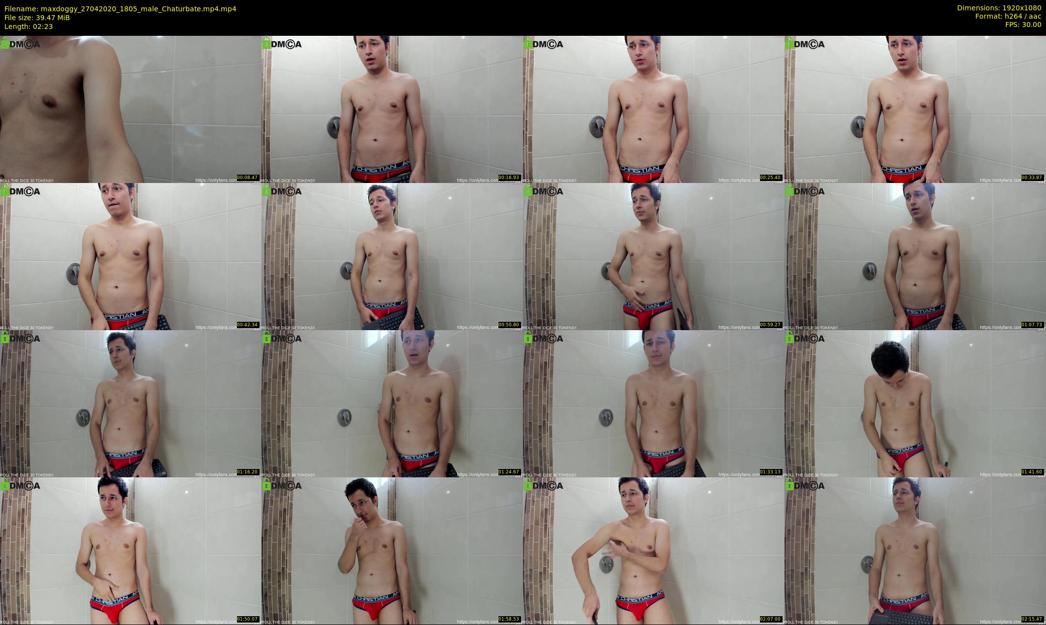 maxdoggy — 3 minute Chaturbate male cam show recording, 1080p, Apr 27, 2020