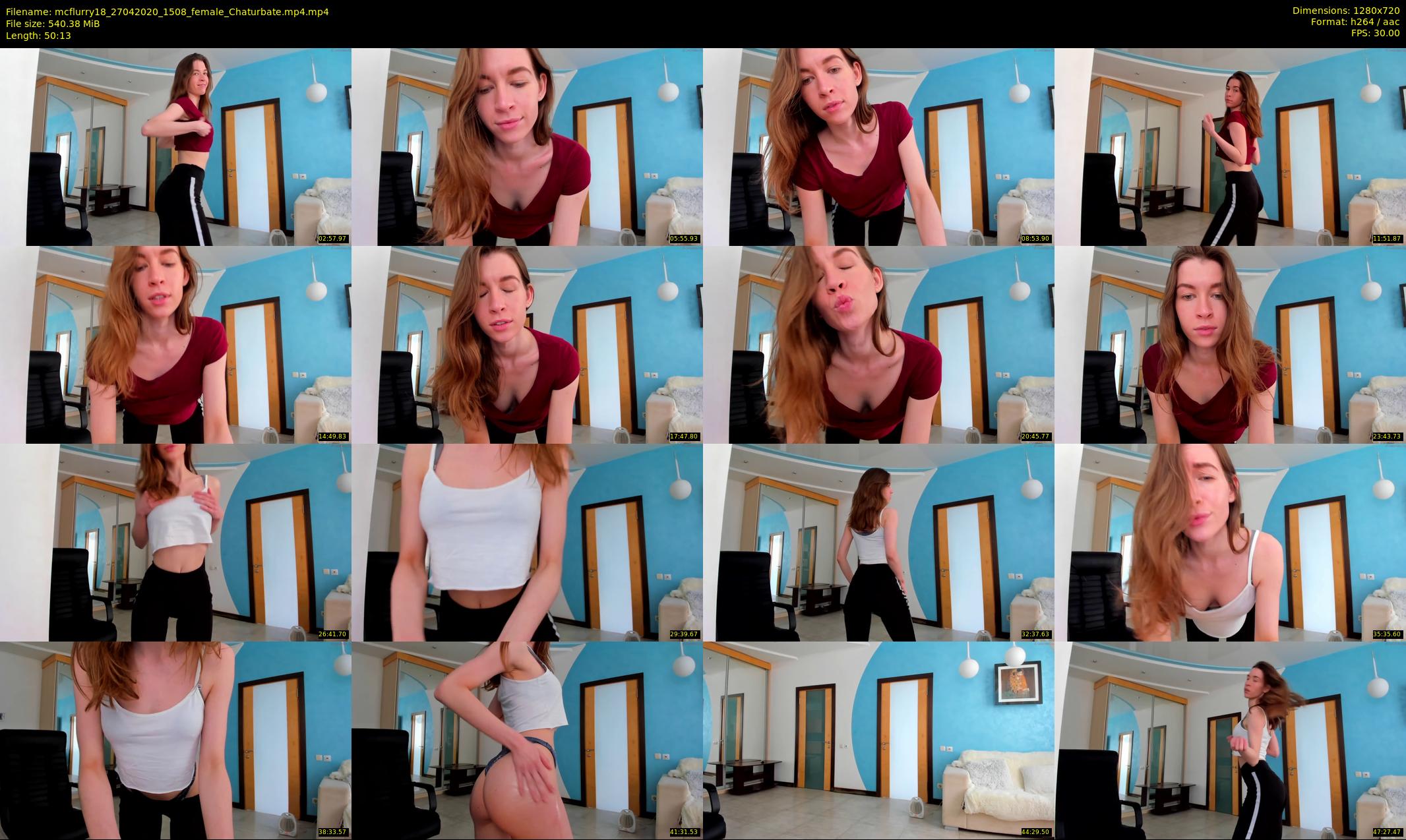 mcflurry18 — 51 minute Chaturbate female cam show recording, 720p, Apr 27, 2020
