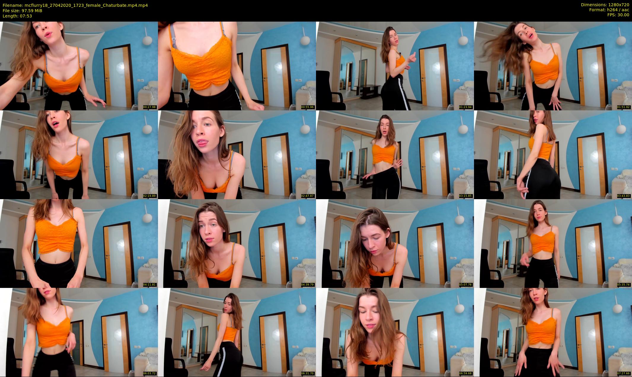mcflurry18 — 8 minute Chaturbate female cam show recording, 720p, Apr 27, 2020