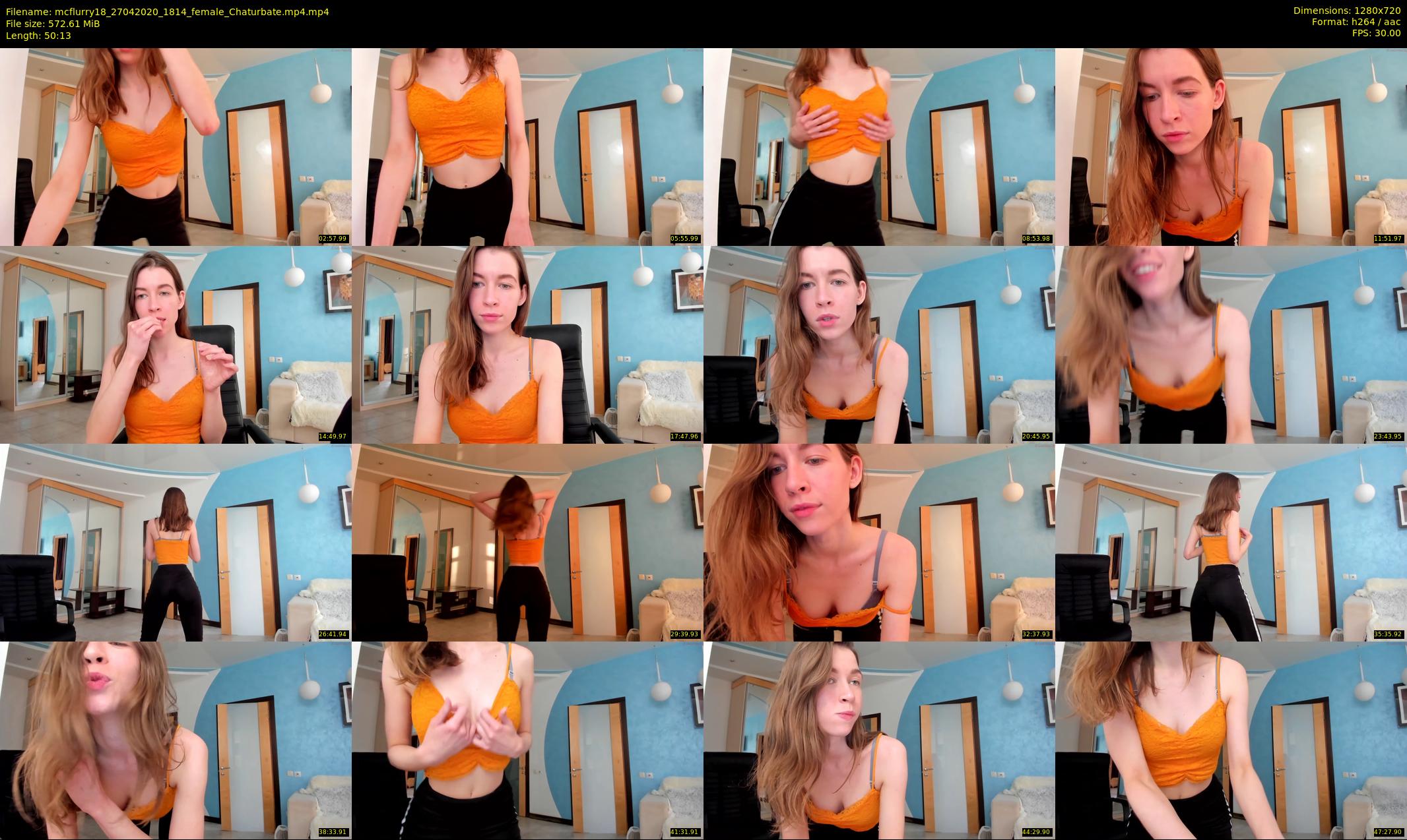 mcflurry18 — 51 minute Chaturbate female cam show recording, 720p, Apr 27, 2020