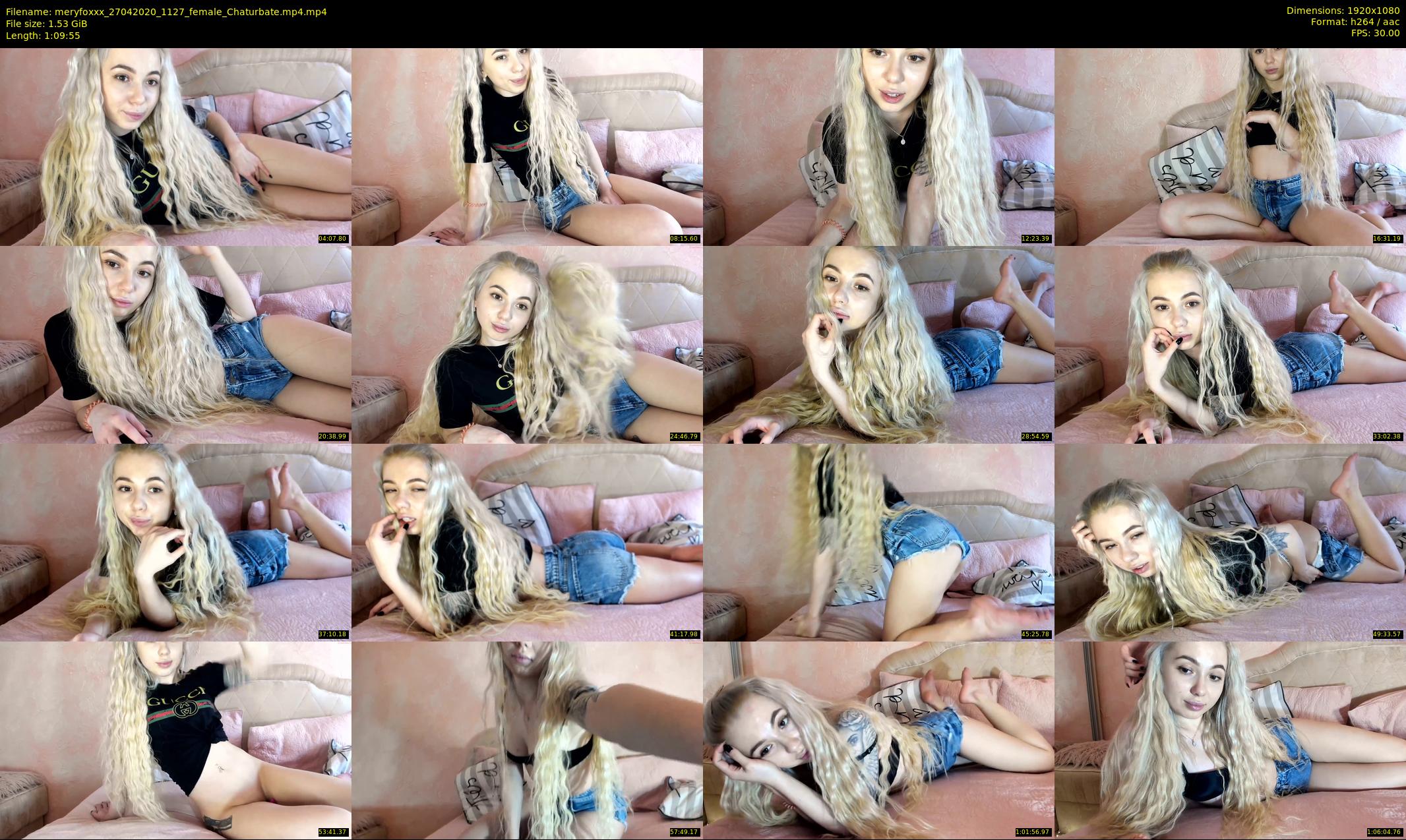 meryfoxxx — 70 minute Chaturbate female cam show recording, 1080p, Apr 27, 2020