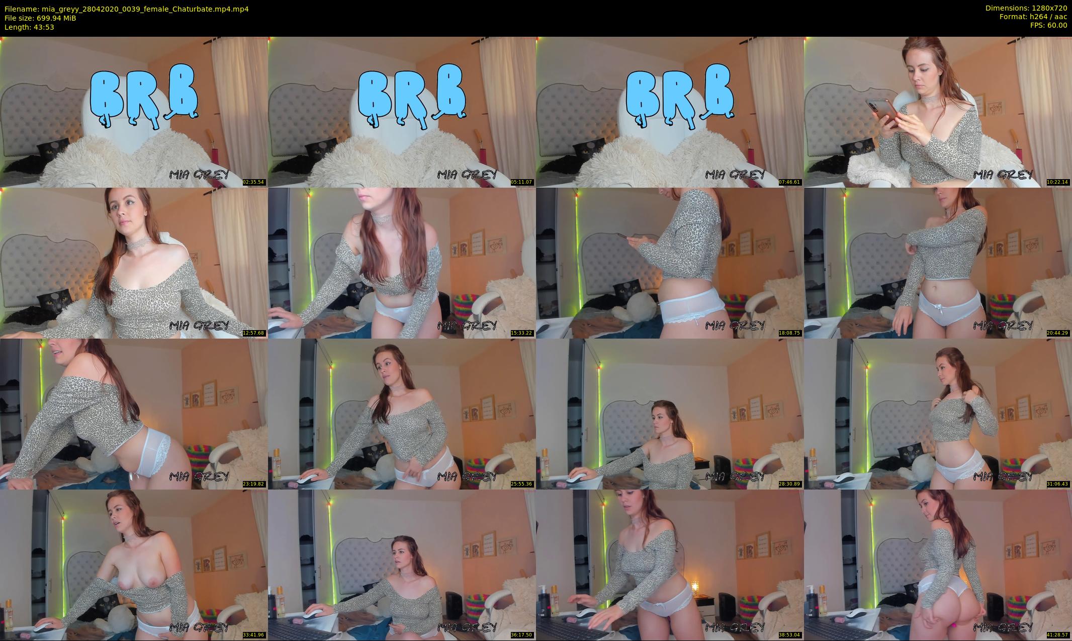 mia_greyy — 44 minute Chaturbate female cam show recording, 720p, Apr 28, 2020