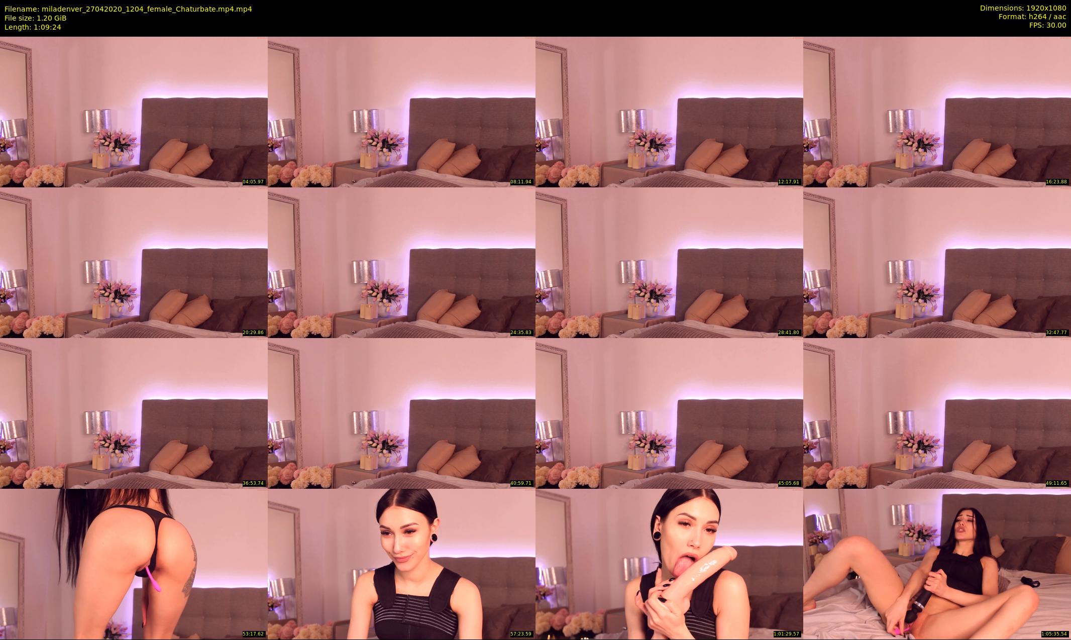 miladenver — 70 minute Chaturbate female cam show recording, 1080p, Apr 27, 2020