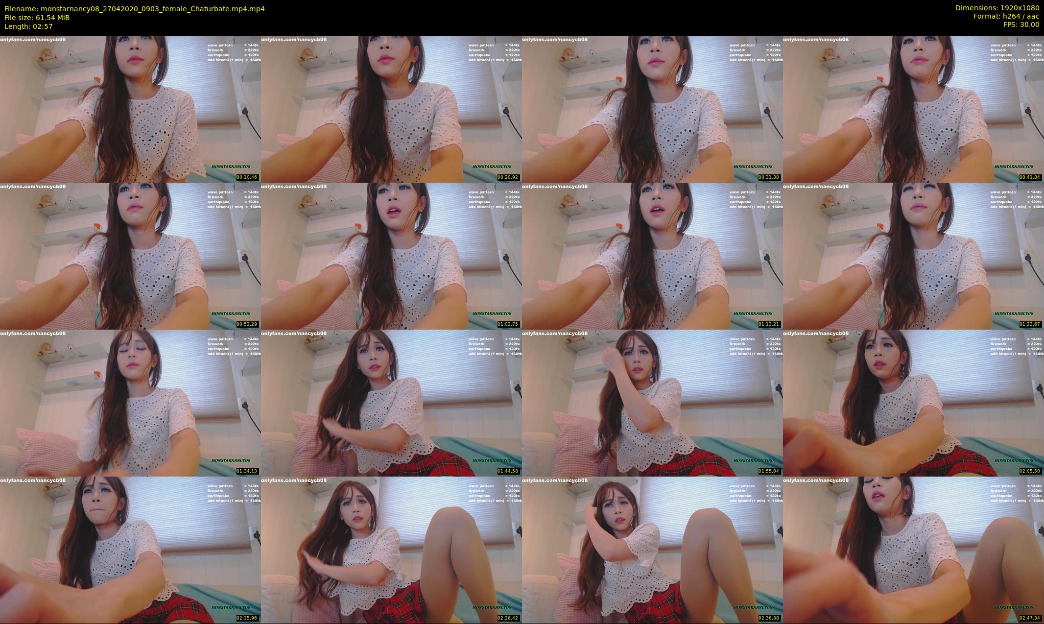 monstarnancy08 — 3 minute Chaturbate female cam show recording, 1080p, Apr 27, 2020