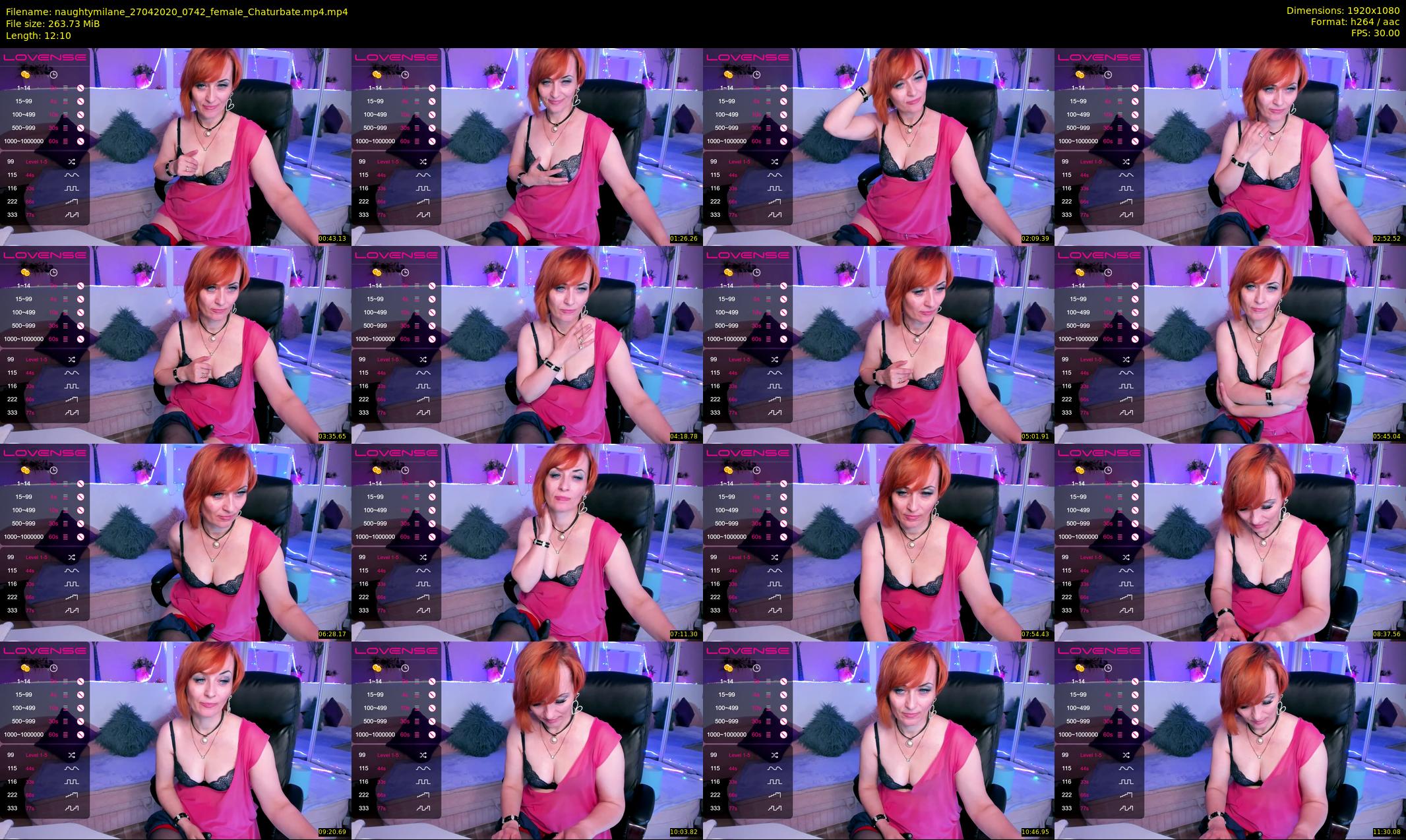 naughtymilane — 13 minute Chaturbate female cam show recording, 1080p, Apr 27, 2020