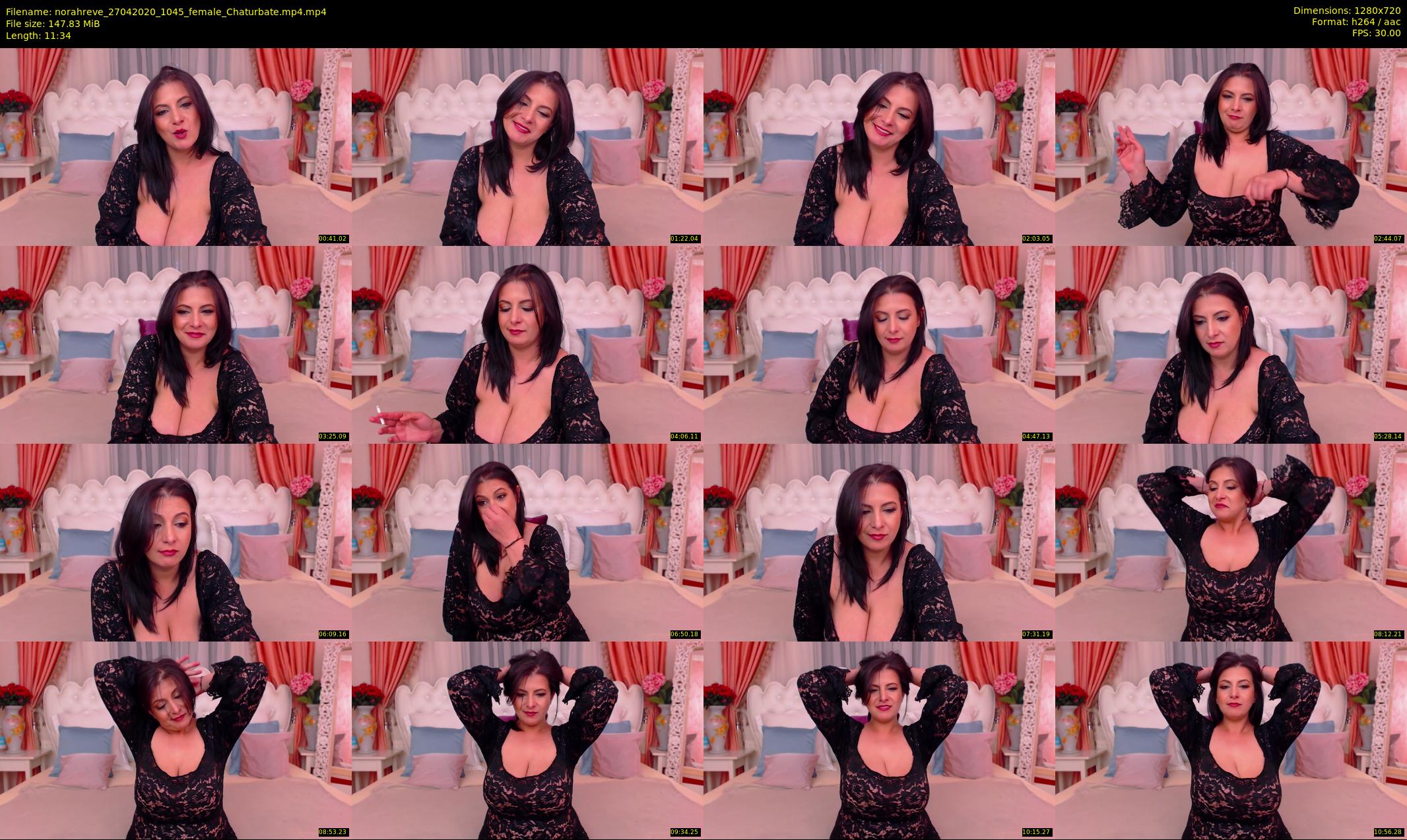 norahreve — 12 minute Chaturbate female cam show recording, 720p, Apr 27, 2020