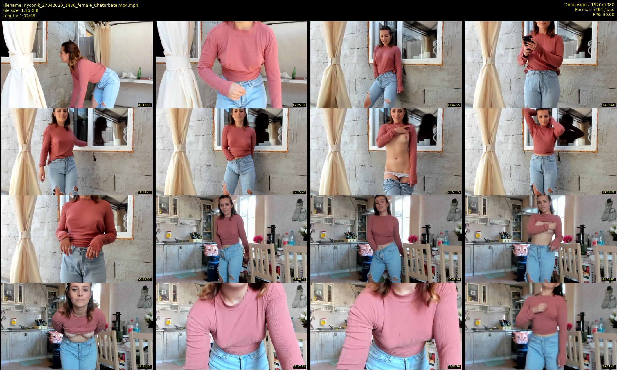 nyconik — 63 minute Chaturbate female cam show recording, 1080p, Apr 27, 2020