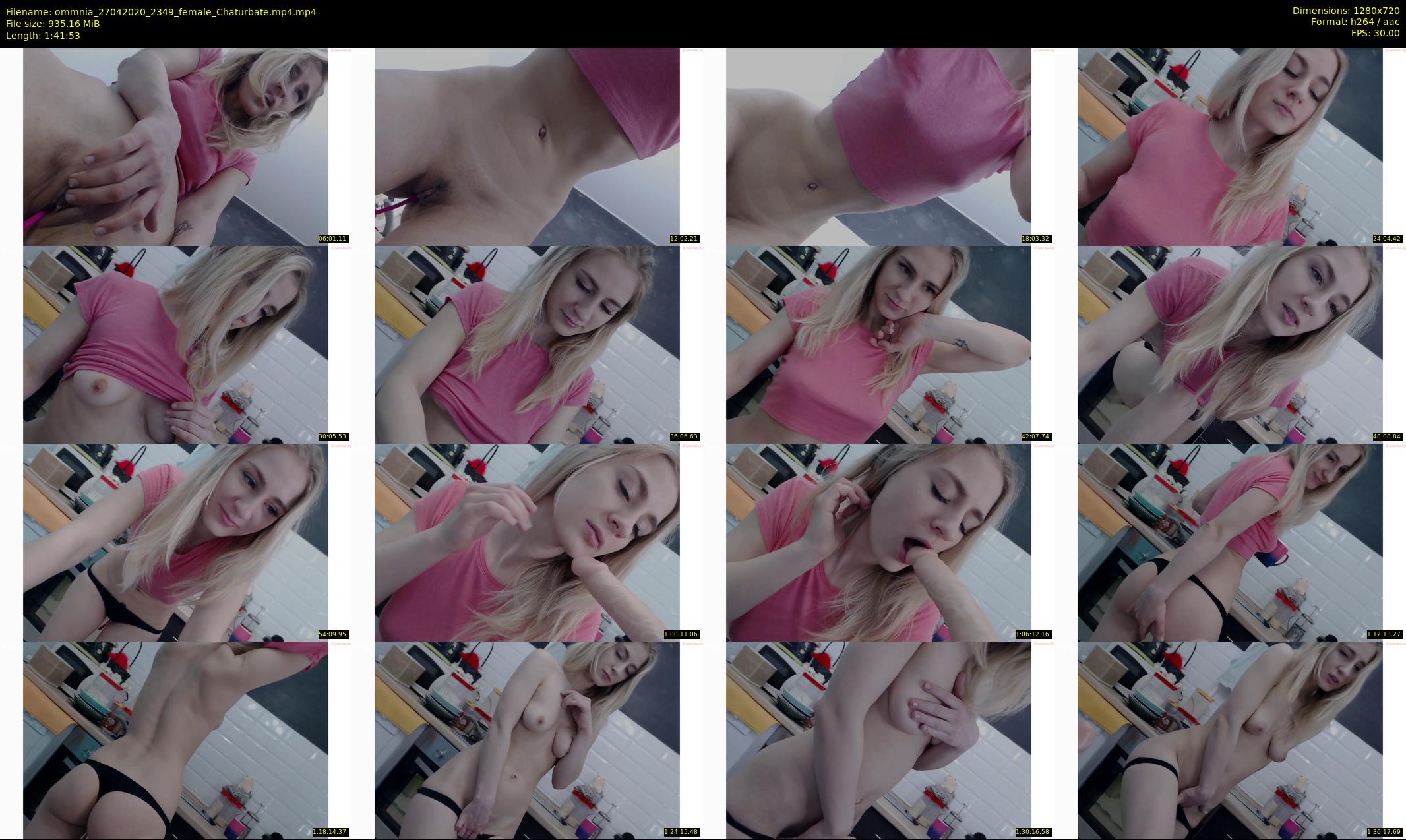 ommnia — 102 minute Chaturbate female cam show recording, 720p, Apr 27, 2020
