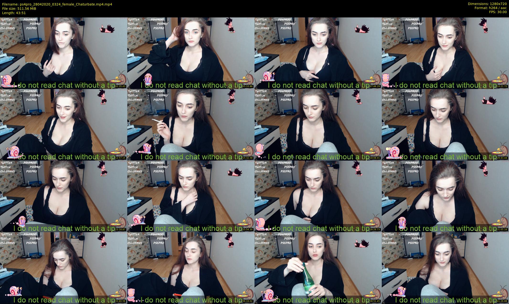 ps4pro — 44 minute Chaturbate female cam show recording, 720p, Apr 28, 2020