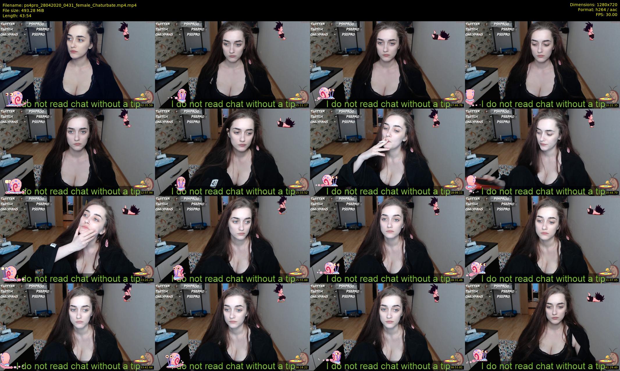 ps4pro — 44 minute Chaturbate female cam show recording, 720p, Apr 28, 2020