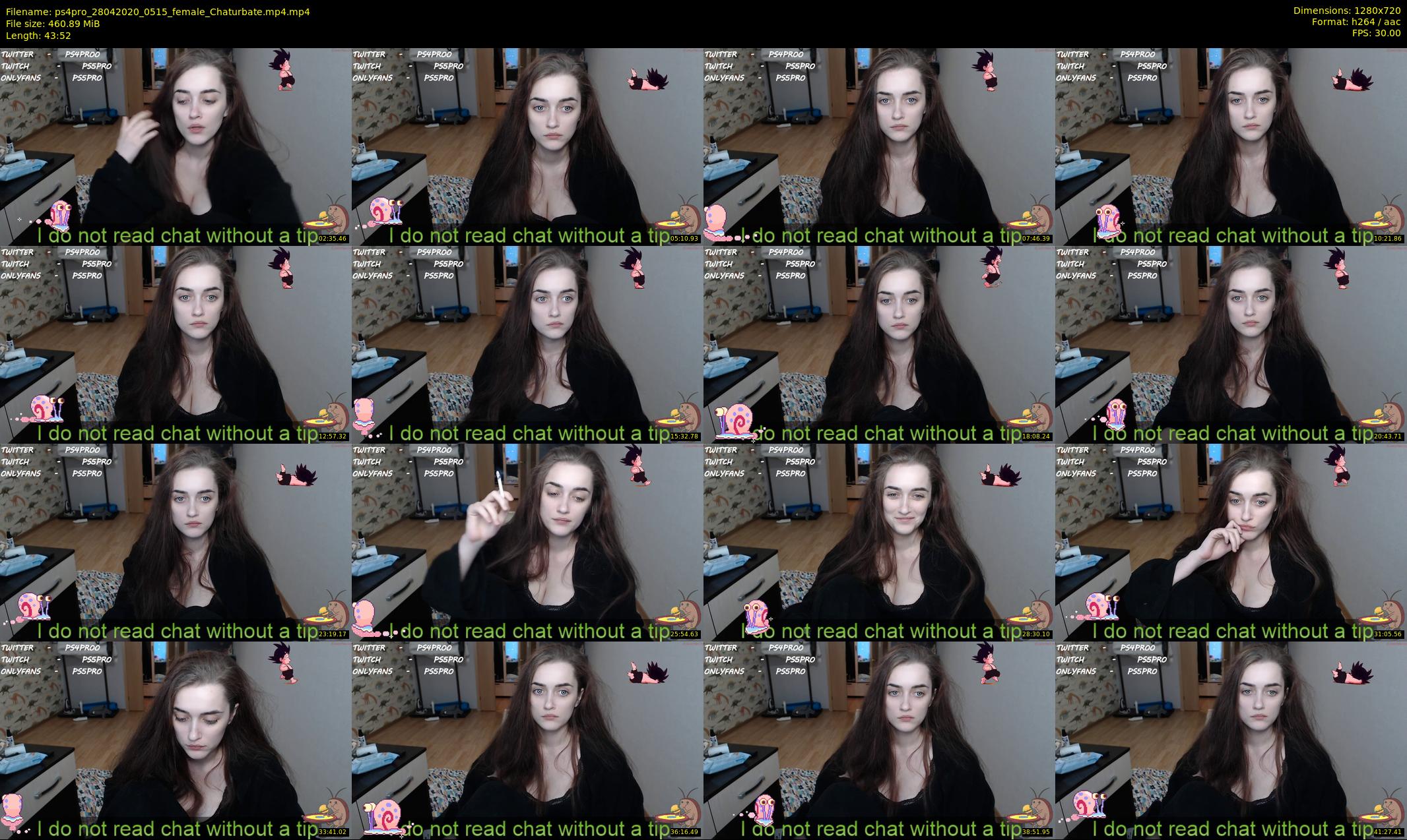 ps4pro — 44 minute Chaturbate female cam show recording, 720p, Apr 28, 2020