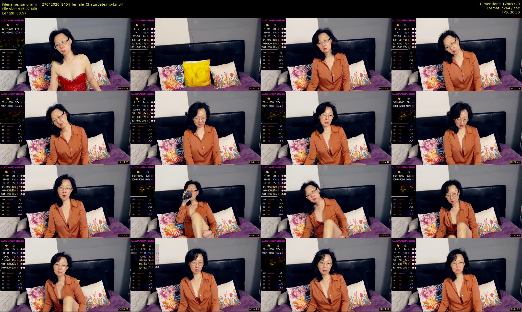 sandrami__ — 39 minute Chaturbate female cam show recording, 720p, Apr 27, 2020