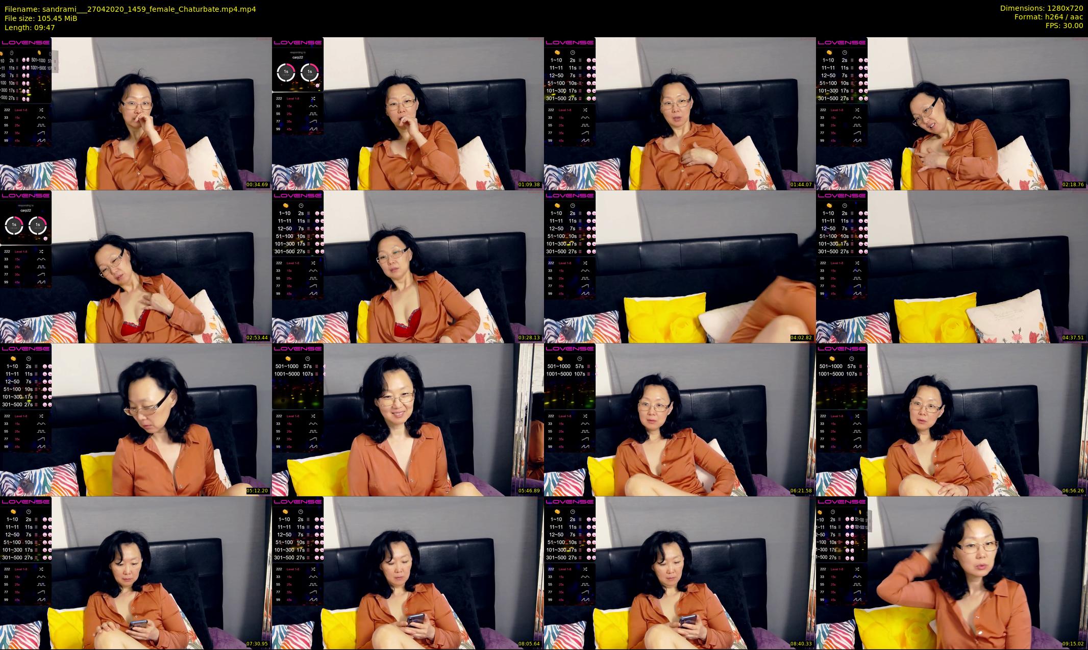 sandrami__ — 10 minute Chaturbate female cam show recording, 720p, Apr 27, 2020