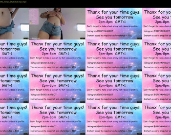 showmebbw — 31 minute Chaturbate female cam show recording, 1080p, Apr 27, 2020