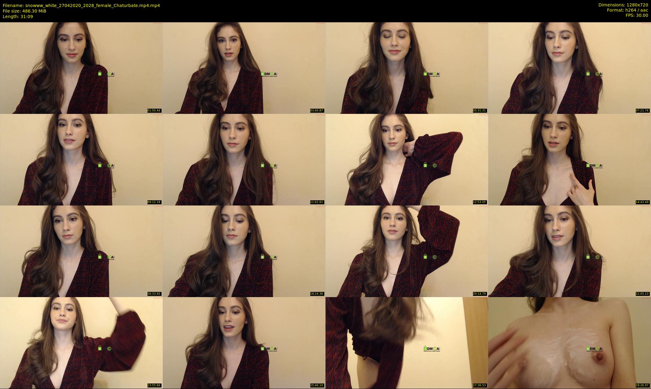 snowww_white — 32 minute Chaturbate female cam show recording, 720p, Apr 27, 2020