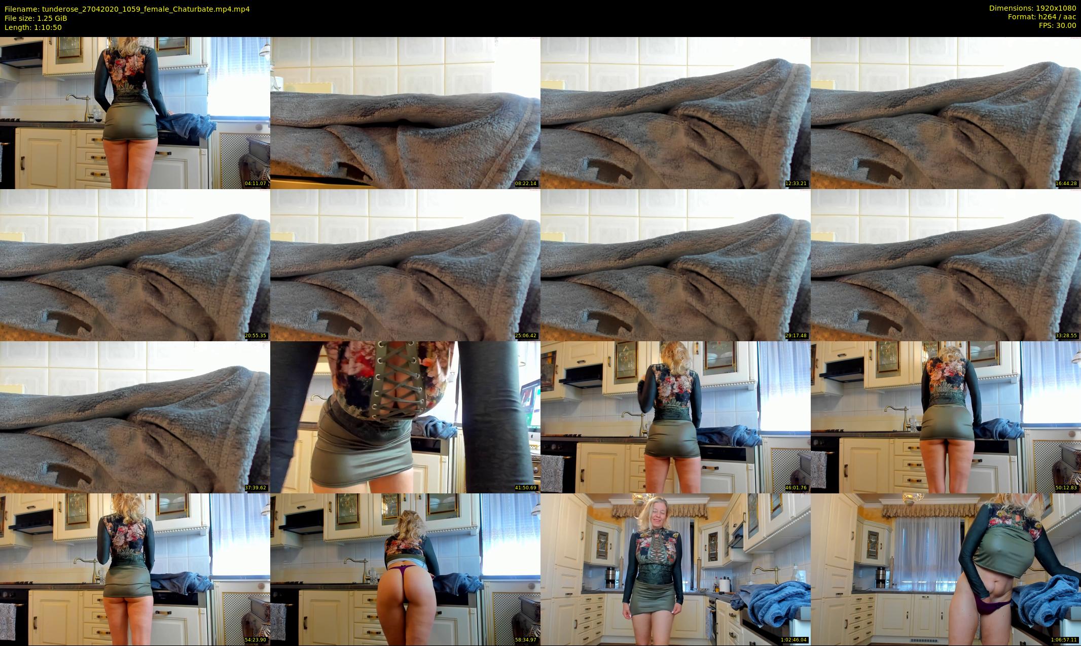 tunderose — 71 minute Chaturbate female cam show recording, 1080p, Apr 27, 2020