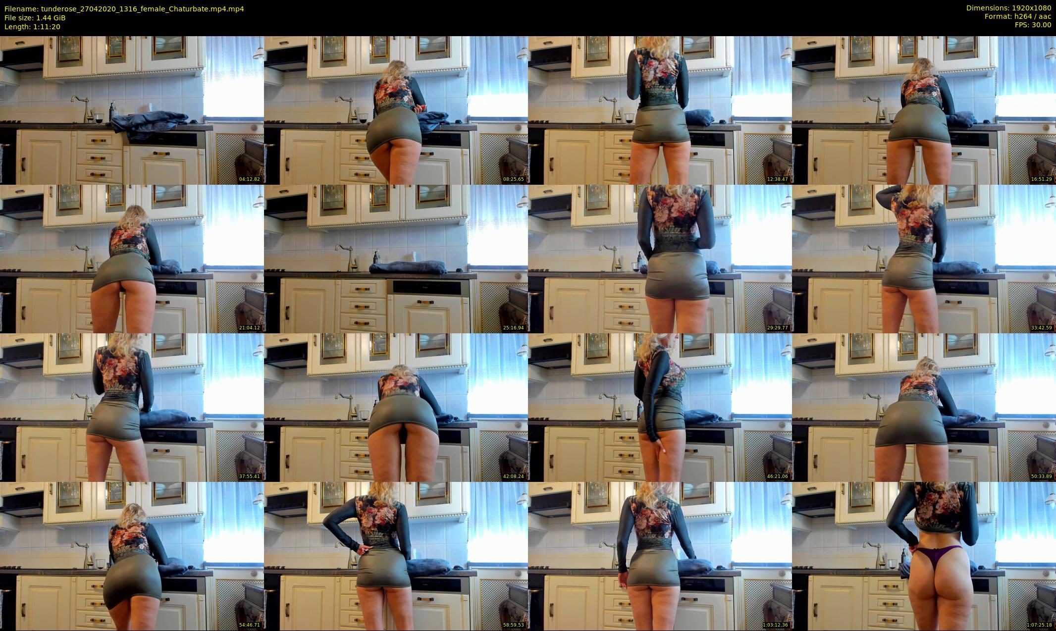 tunderose — 72 minute Chaturbate female cam show recording, 1080p, Apr 27, 2020