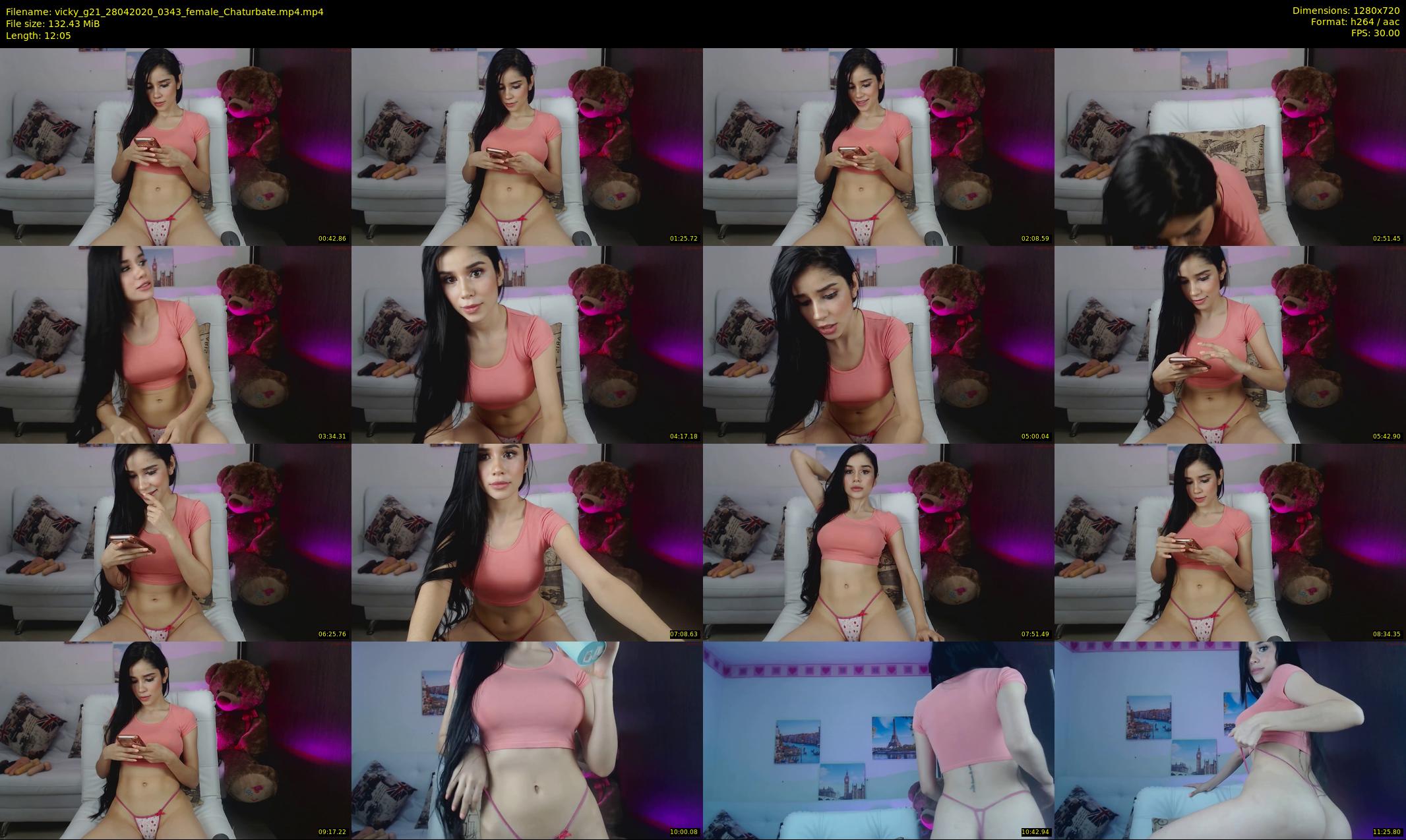 vicky_g21 — 13 minute Chaturbate female cam show recording, 720p, Apr 28, 2020