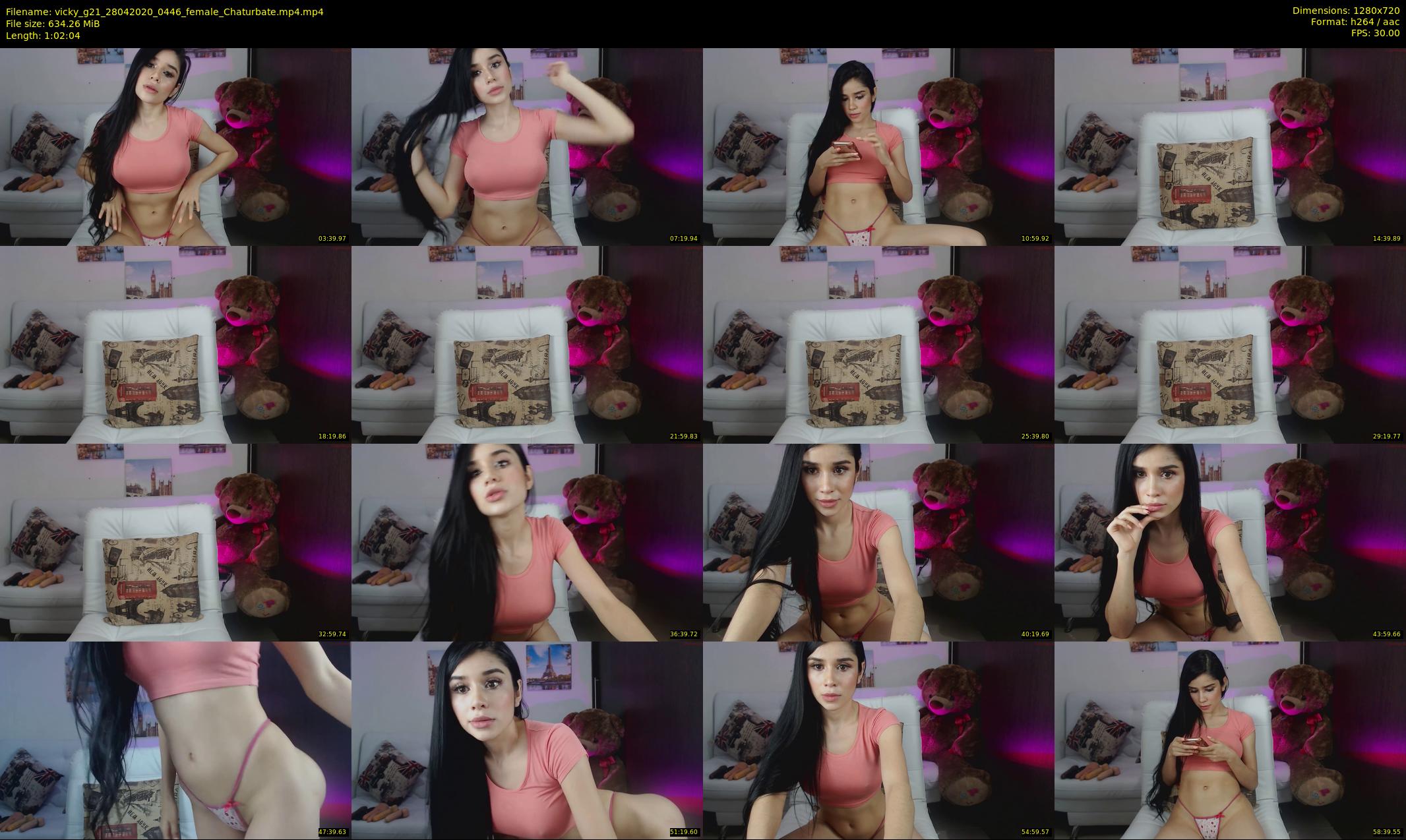vicky_g21 — 63 minute Chaturbate female cam show recording, 720p, Apr 28, 2020