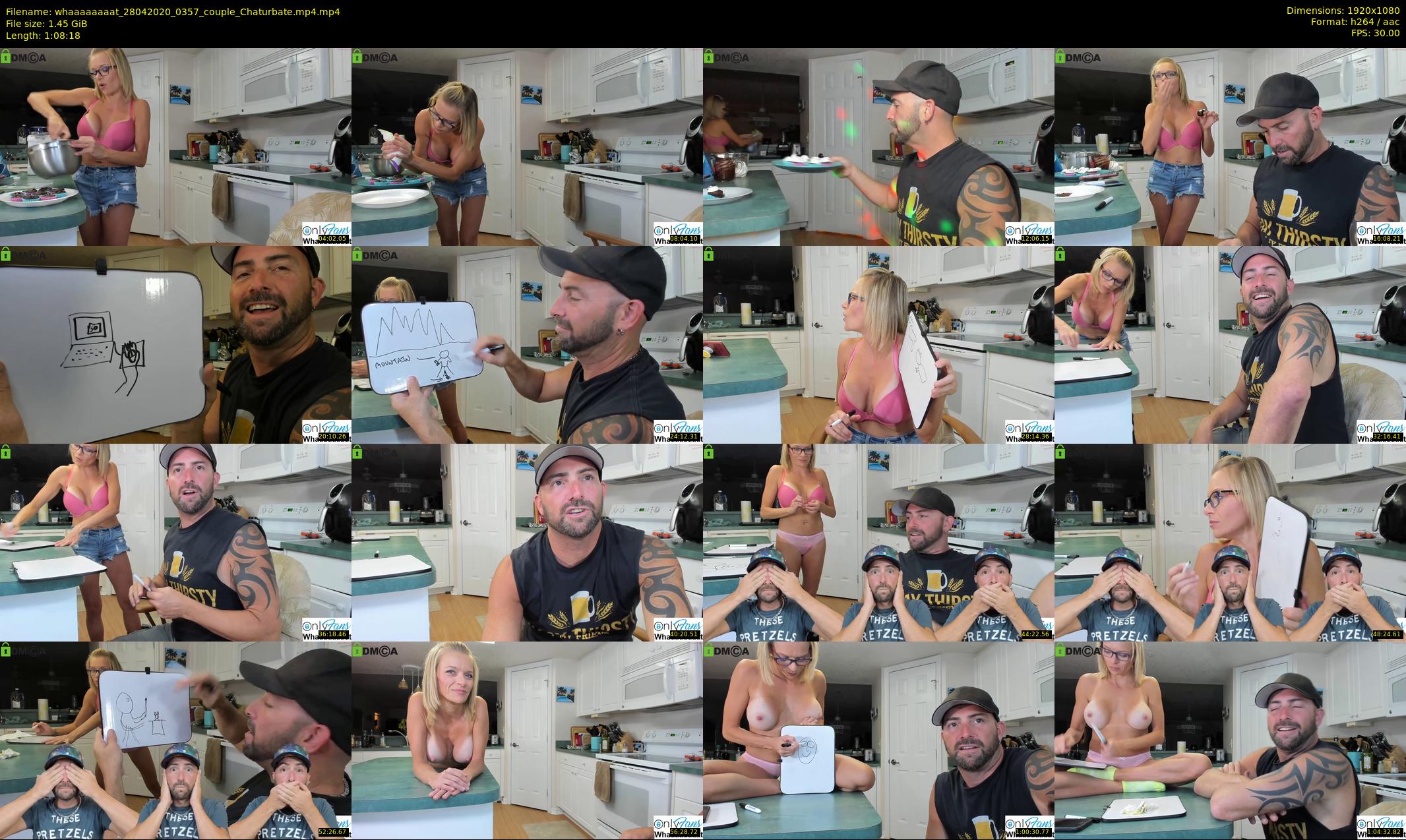 whaaaaaaaat — 69 minute Chaturbate couple cam show recording, 1080p, Apr 28, 2020