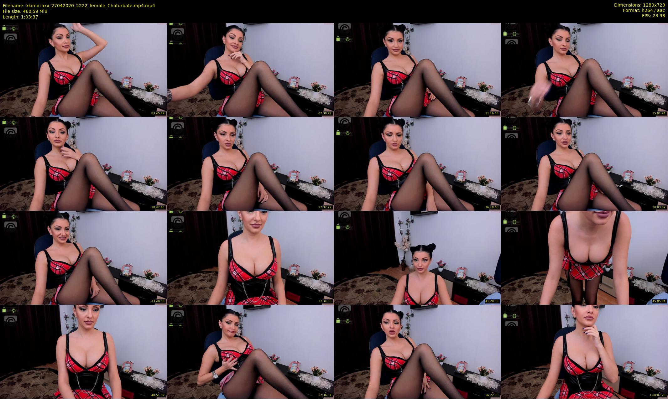 xkimoraxx — 64 minute Chaturbate female cam show recording, 720p, Apr 27, 2020