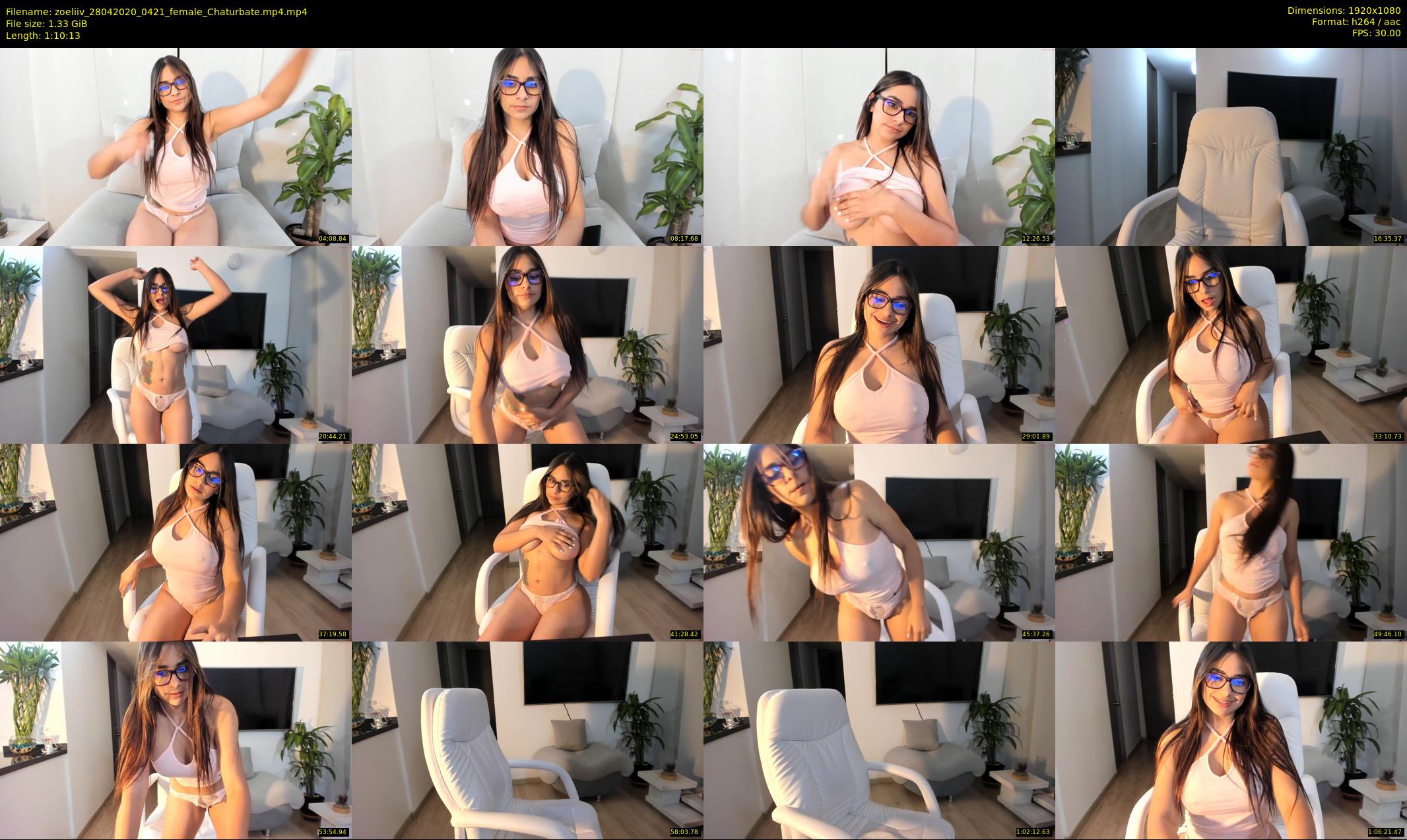 zoeliiv — 71 minute Chaturbate female cam show recording, 1080p, Apr 28, 2020