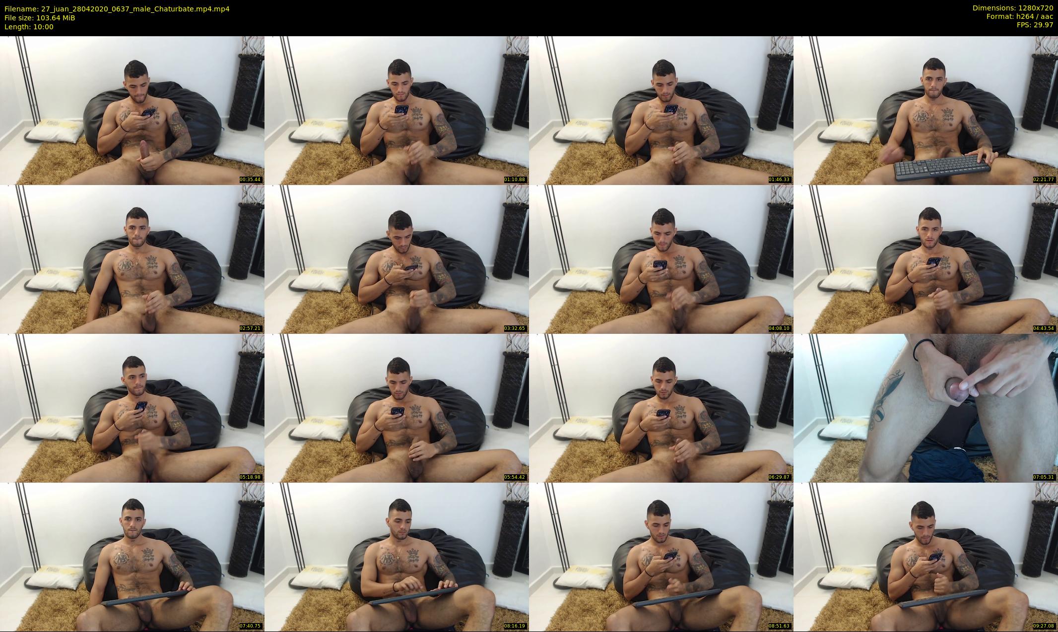 27_juan — 10 minute Chaturbate male cam show recording, 720p, Apr 28, 2020