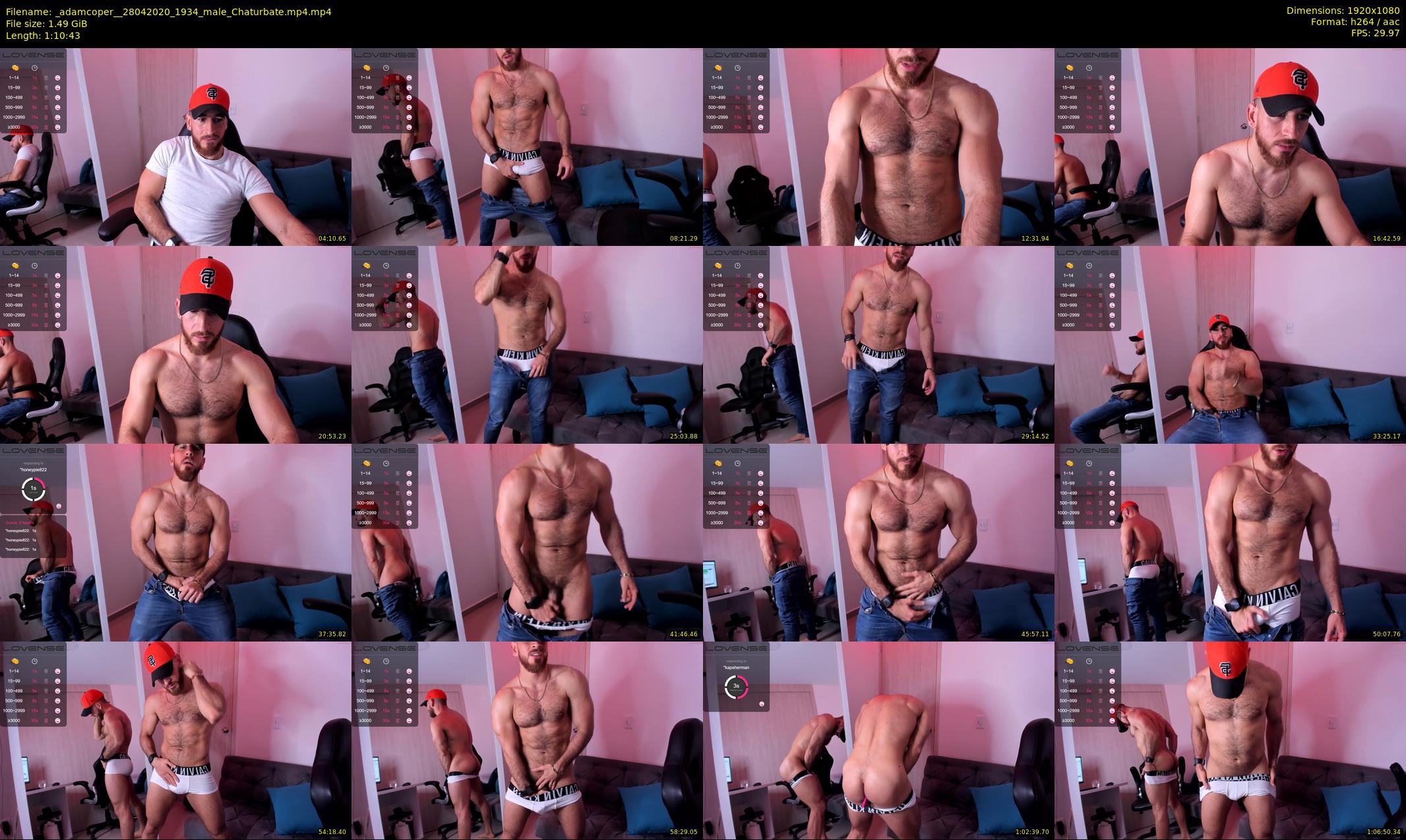 _adamcoper_ — 71 minute Chaturbate male cam show recording, 1080p, Apr 28, 2020
