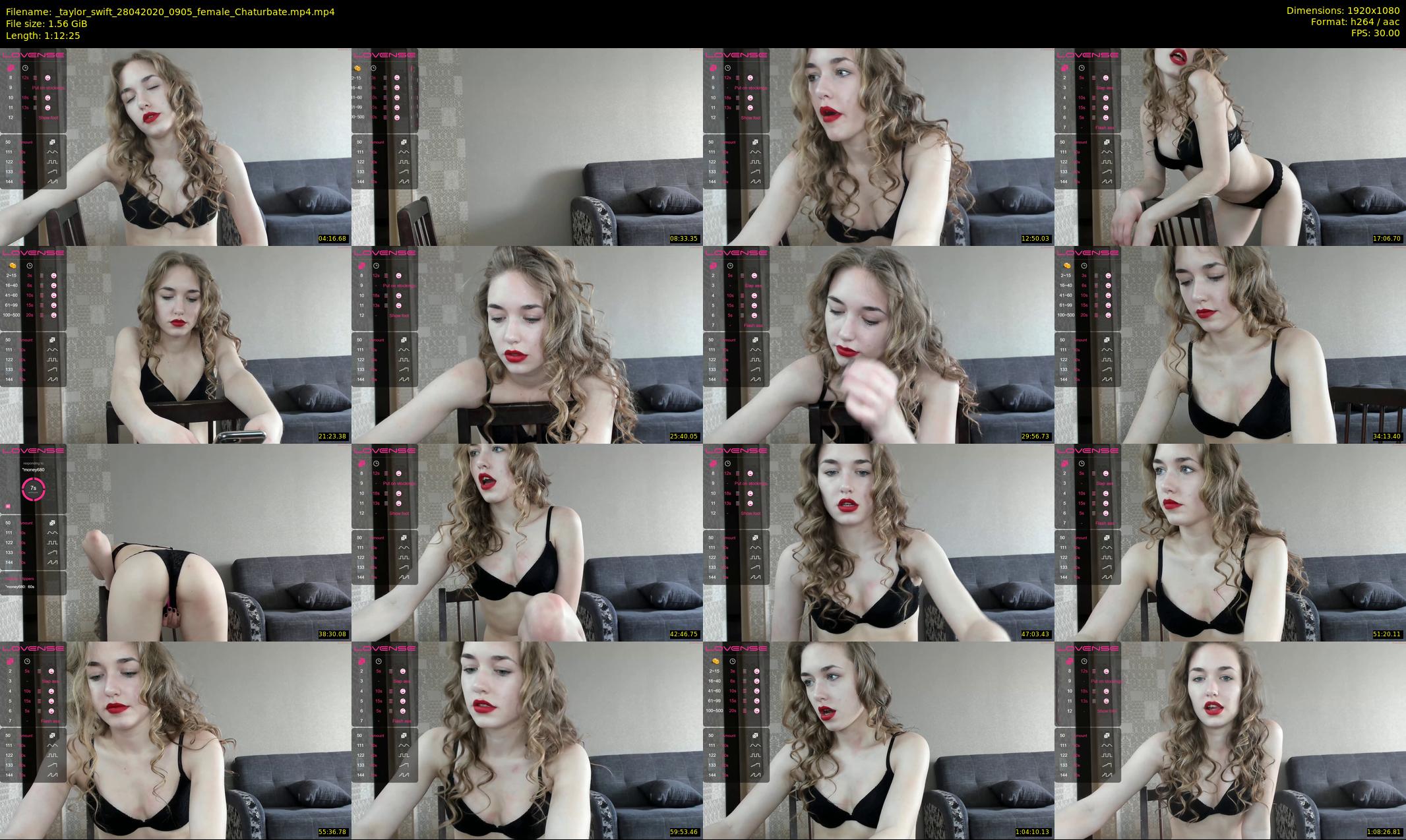 _taylor_swift — 73 minute Chaturbate female cam show recording, 1080p, Apr 28, 2020