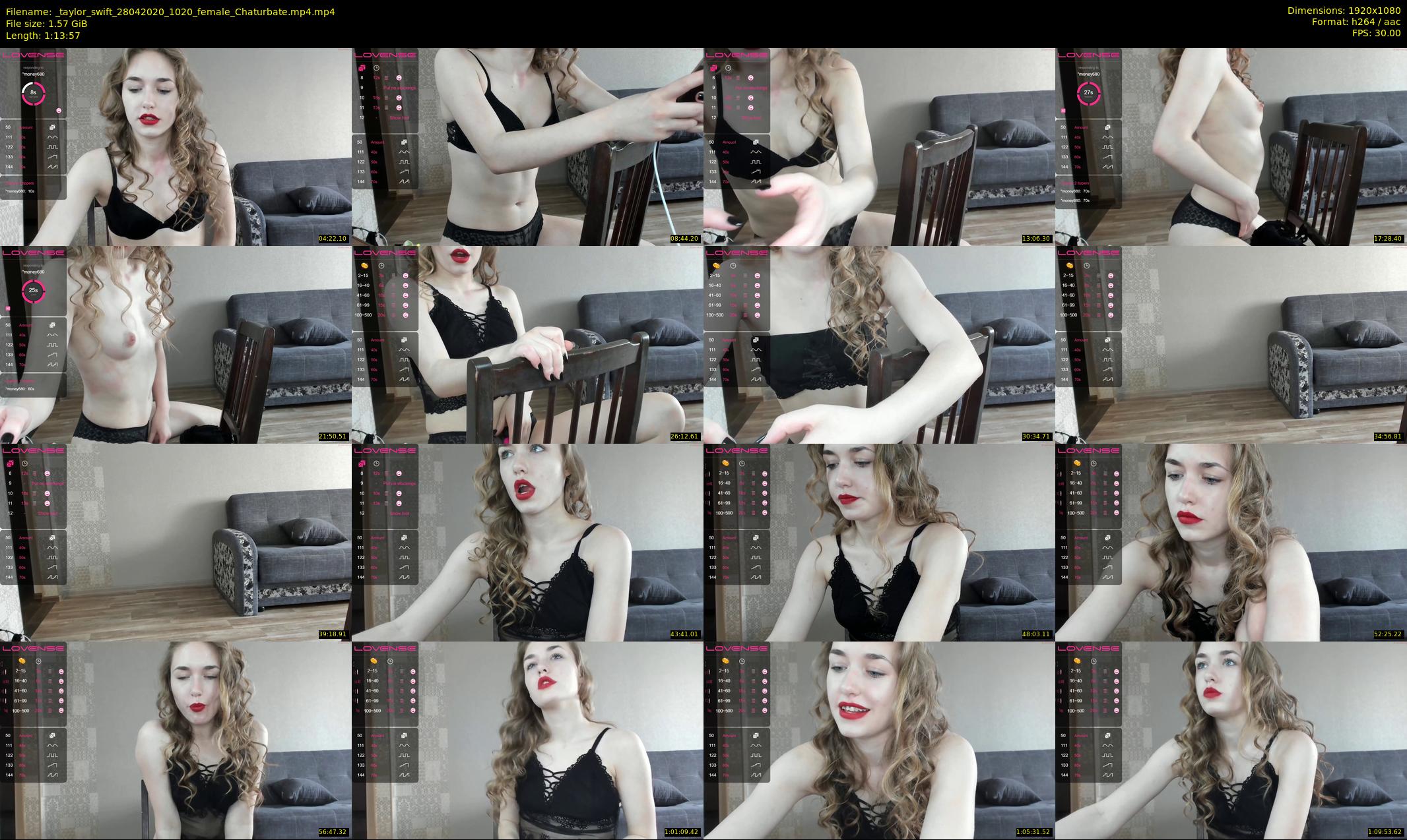 _taylor_swift — 74 minute Chaturbate female cam show recording, 1080p, Apr 28, 2020