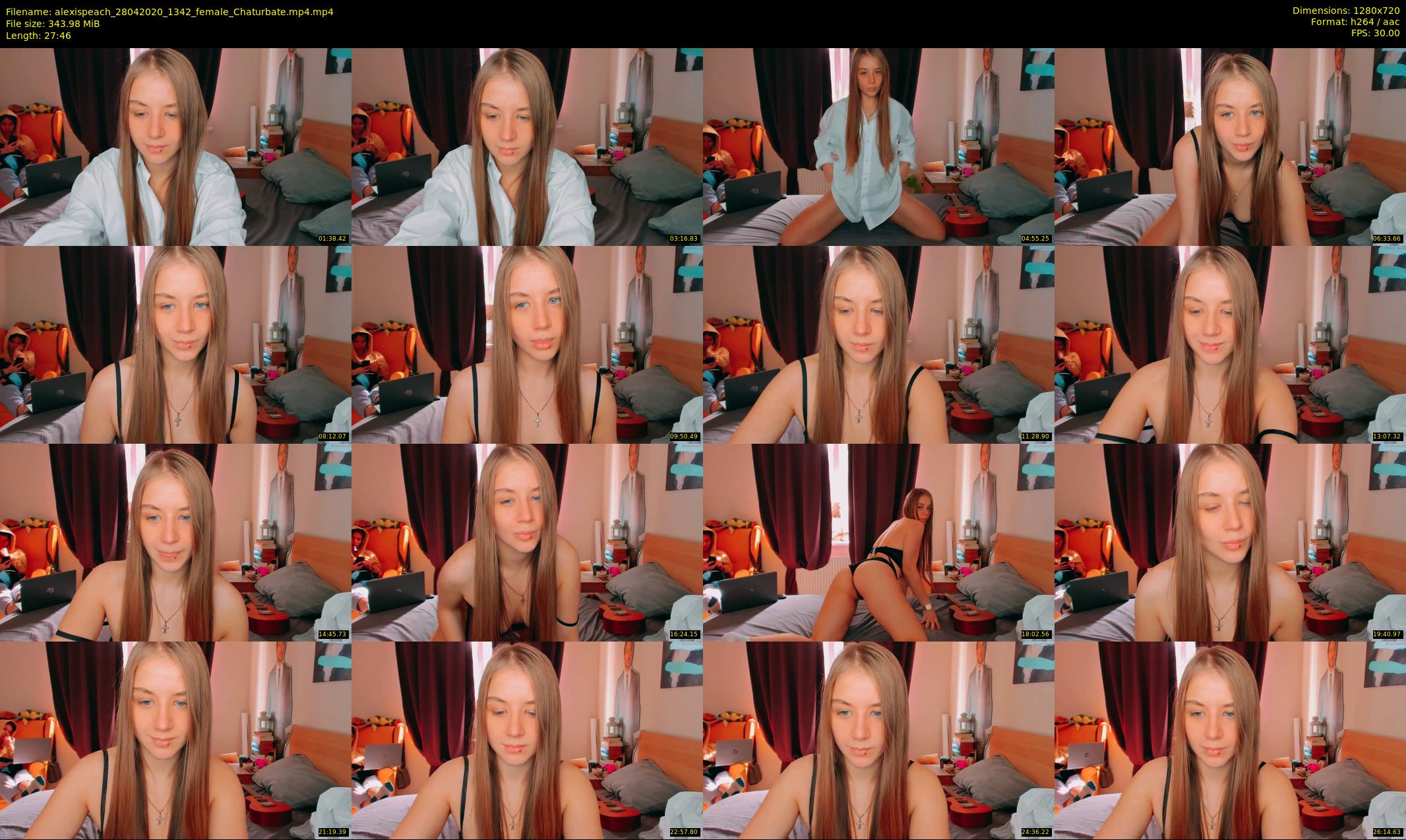 alexispeach — 28 minute Chaturbate female cam show recording, 720p, Apr 28, 2020