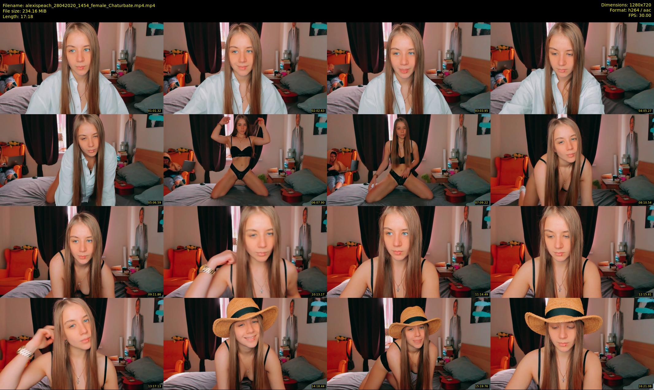 alexispeach — 18 minute Chaturbate female cam show recording, 720p, Apr 28, 2020