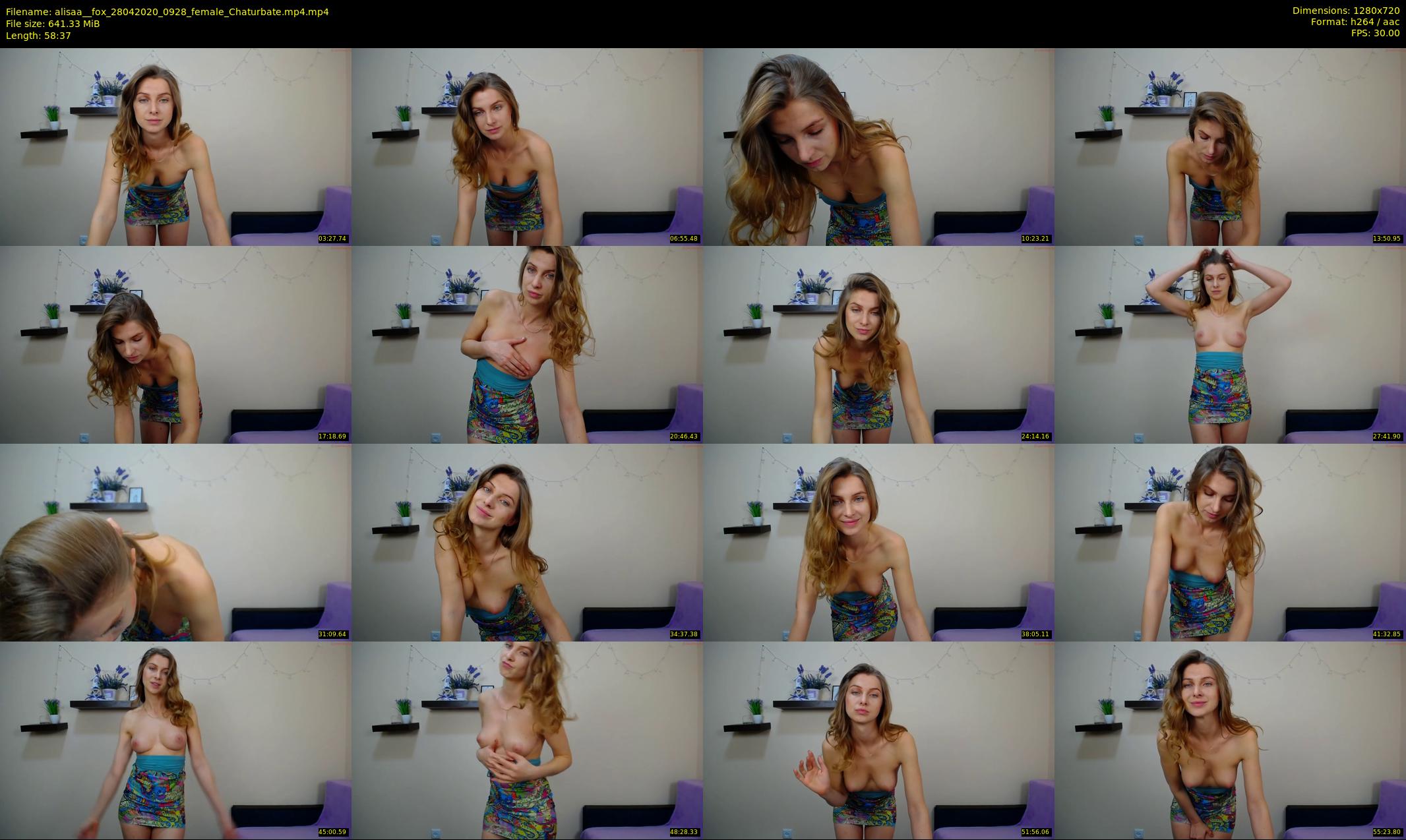 alisaa__fox — 59 minute Chaturbate female cam show recording, 720p, Apr 28, 2020