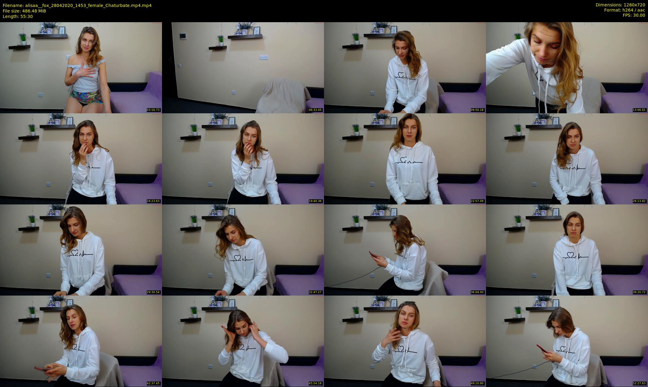 alisaa__fox — 56 minute Chaturbate female cam show recording, 720p, Apr 28, 2020