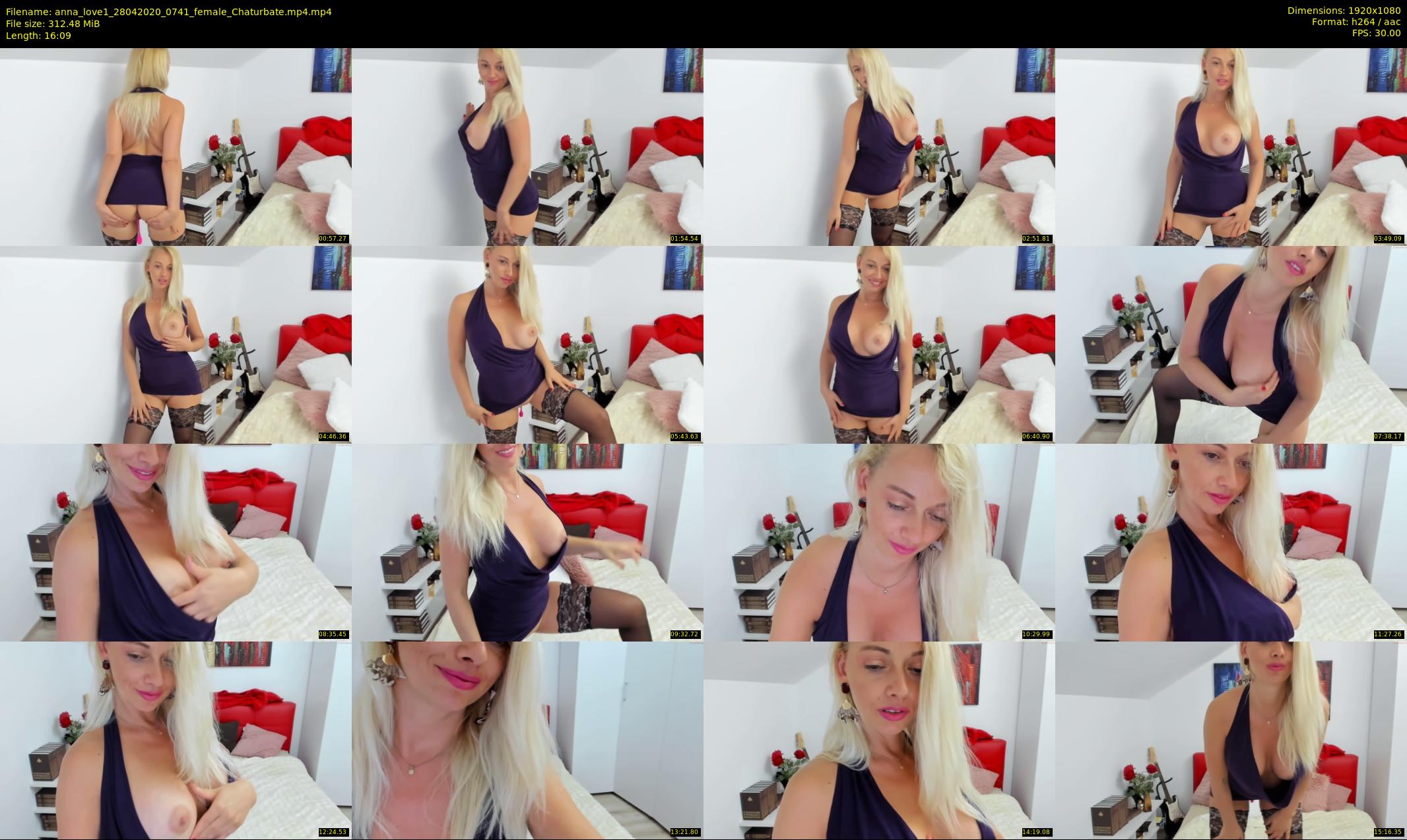 anna_love1 — 17 minute Chaturbate female cam show recording, 1080p, Apr 28, 2020