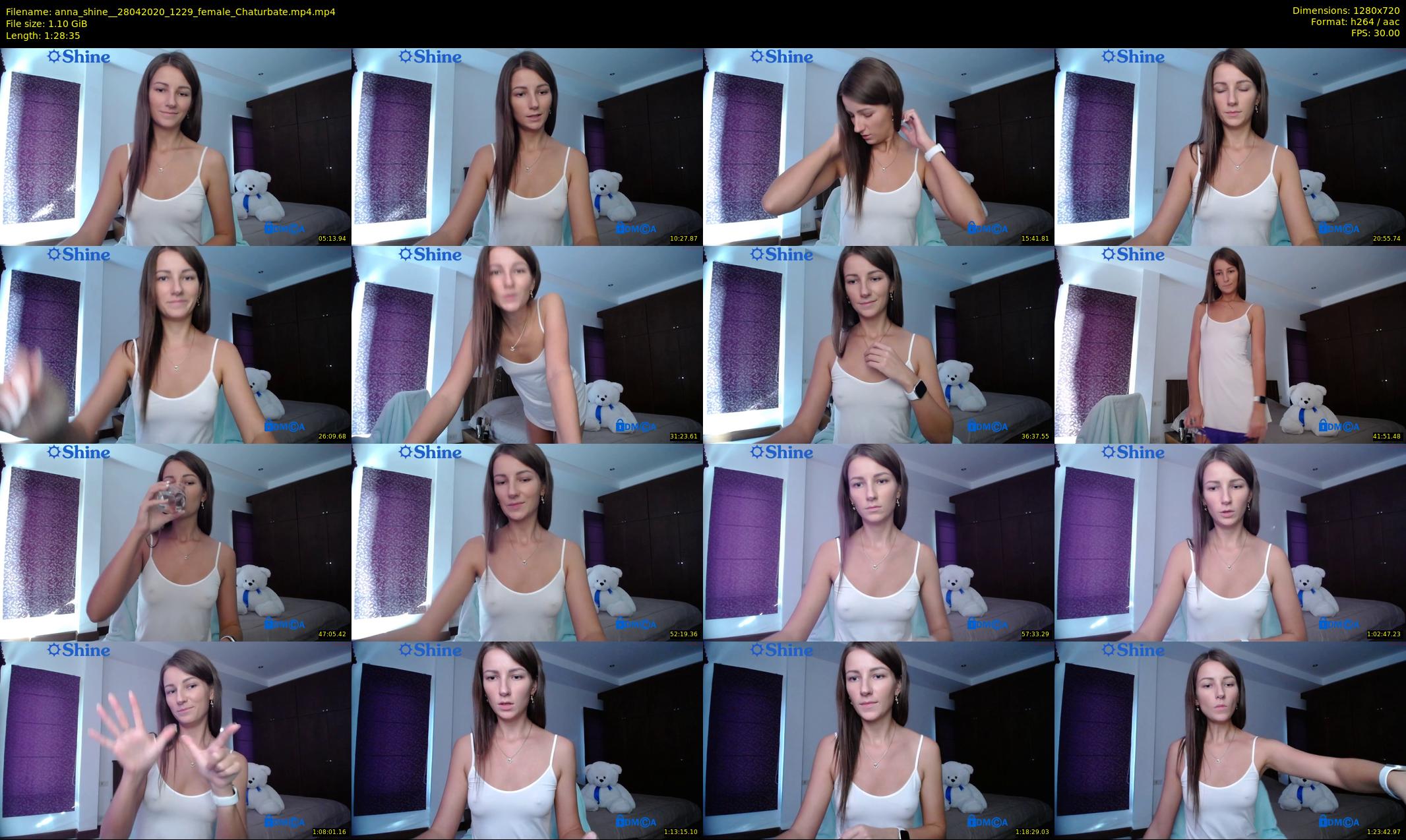 anna_shine_ — 89 minute Chaturbate female cam show recording, 720p, Apr 28, 2020