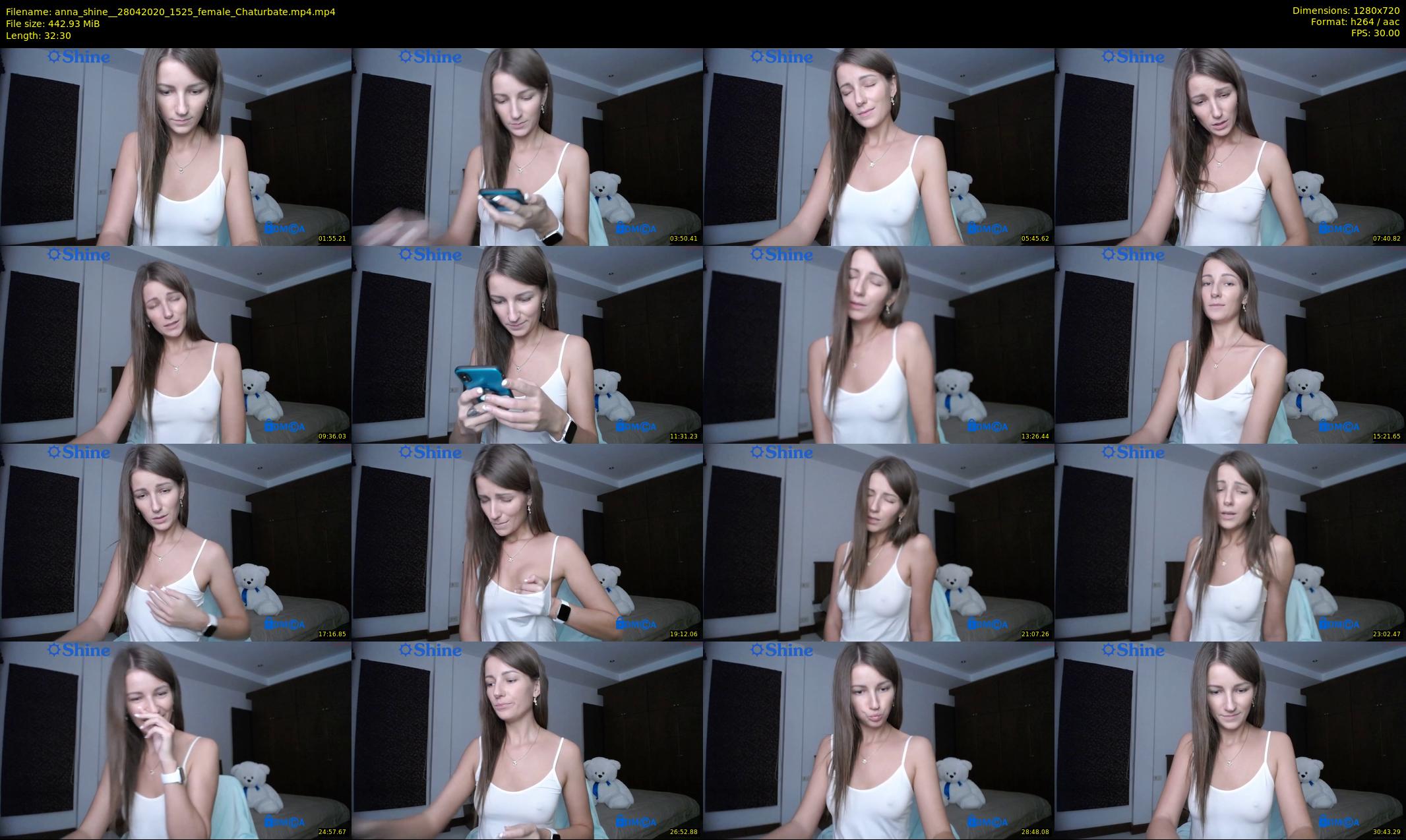 anna_shine_ — 33 minute Chaturbate female cam show recording, 720p, Apr 28, 2020