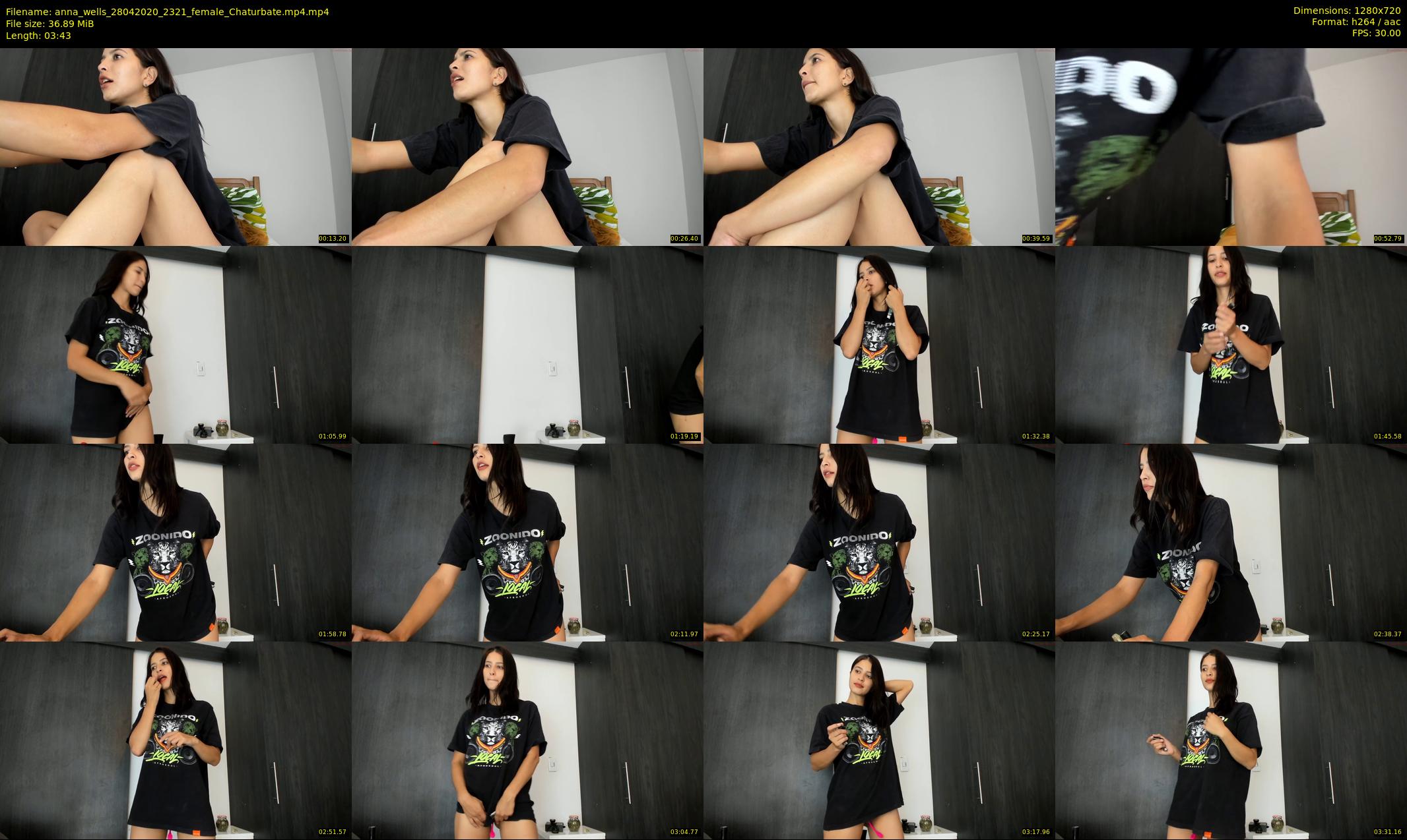 anna_wells — 4 minute Chaturbate female cam show recording, 720p, Apr 28, 2020