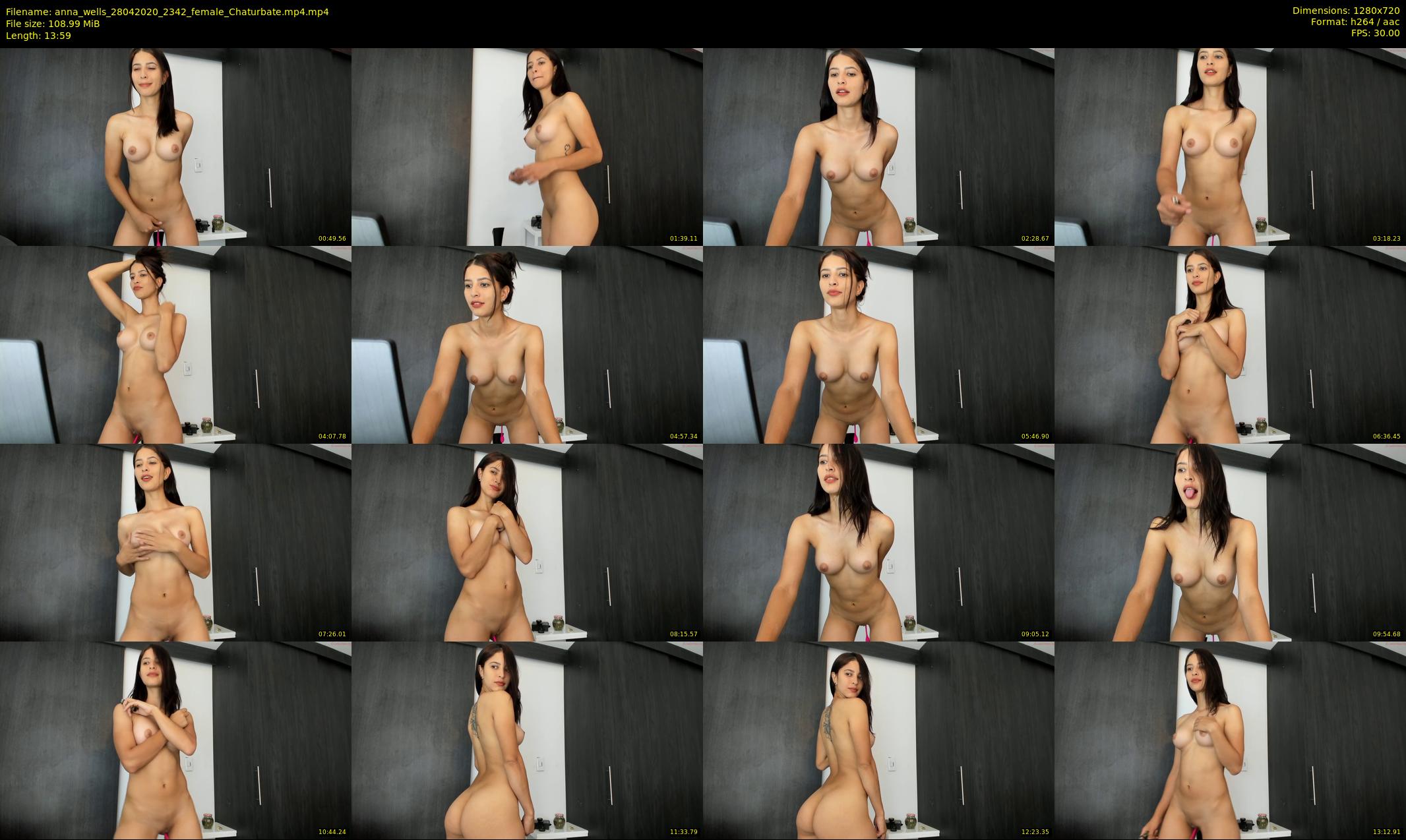 anna_wells — 14 minute Chaturbate female cam show recording, 720p, Apr 28, 2020