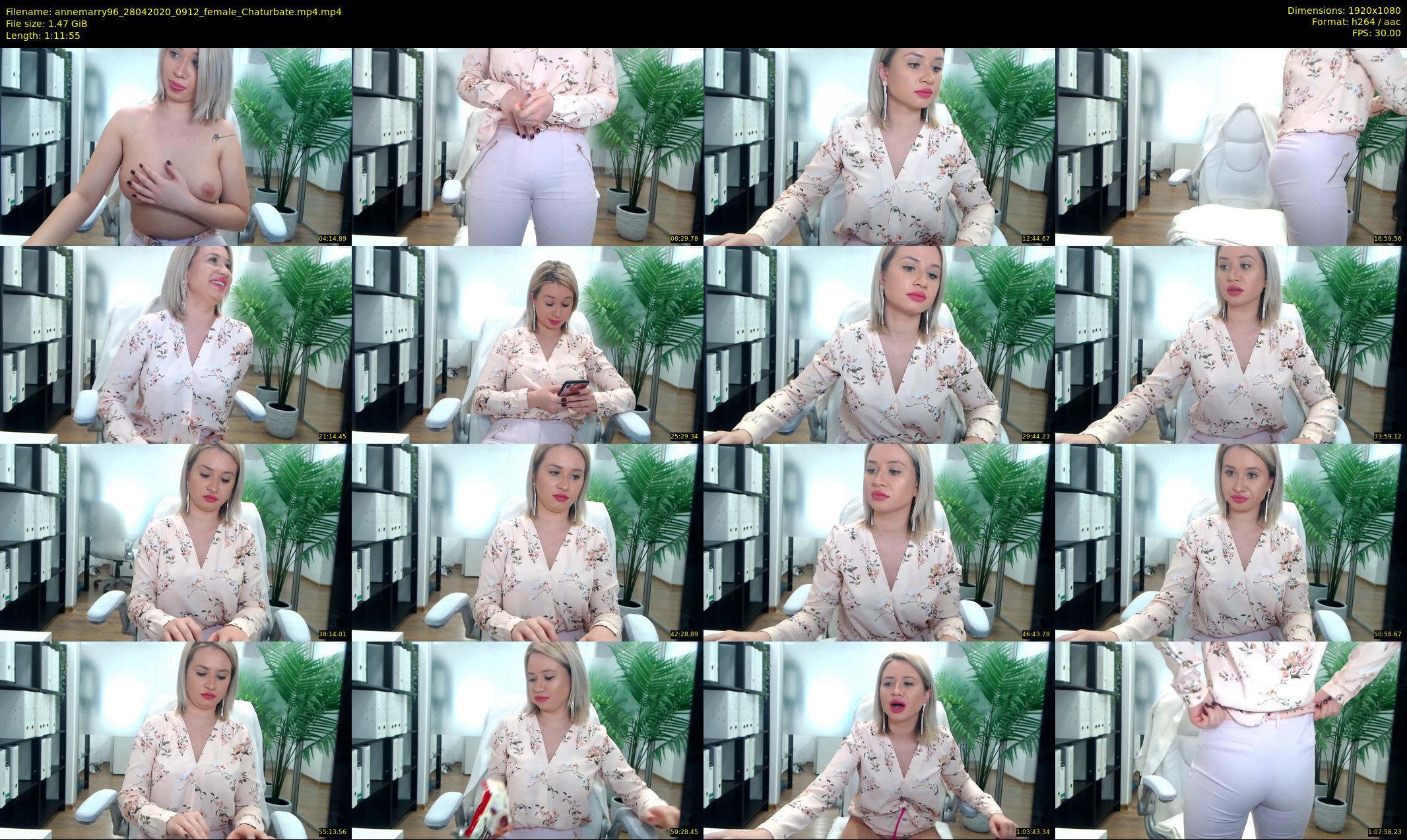 annemarry96 — 72 minute Chaturbate female cam show recording, 1080p, Apr 28, 2020