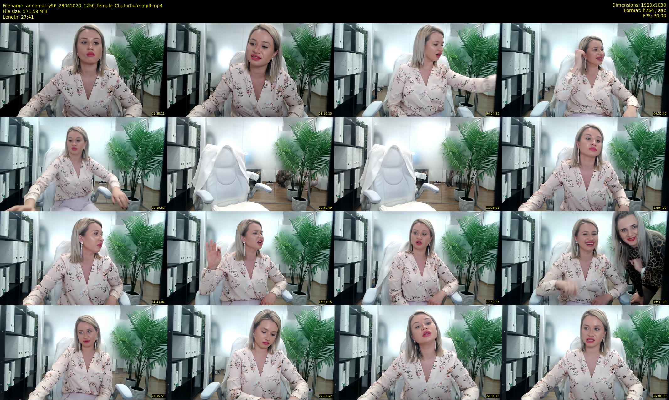 annemarry96 — 28 minute Chaturbate female cam show recording, 1080p, Apr 28, 2020