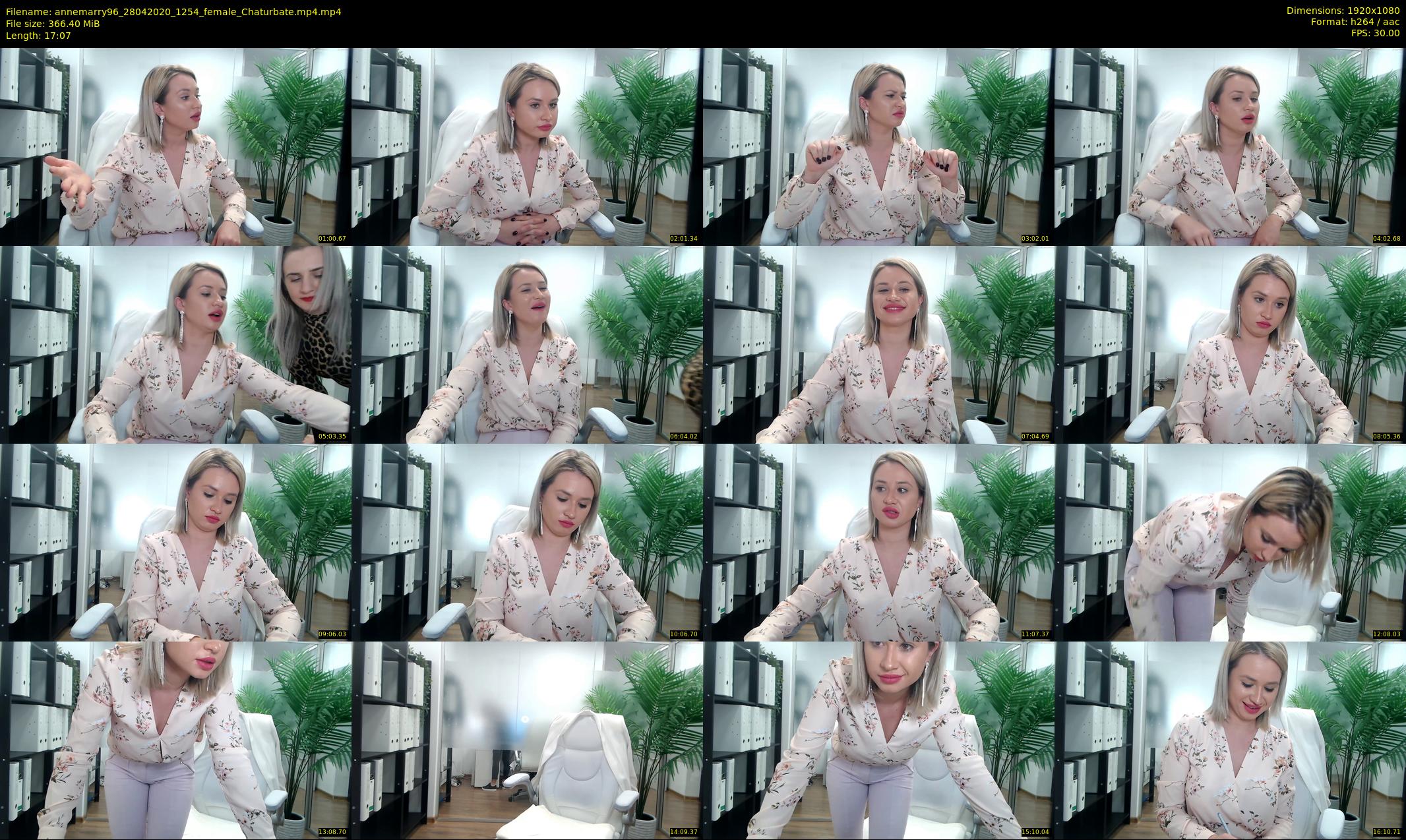 annemarry96 — 18 minute Chaturbate female cam show recording, 1080p, Apr 28, 2020